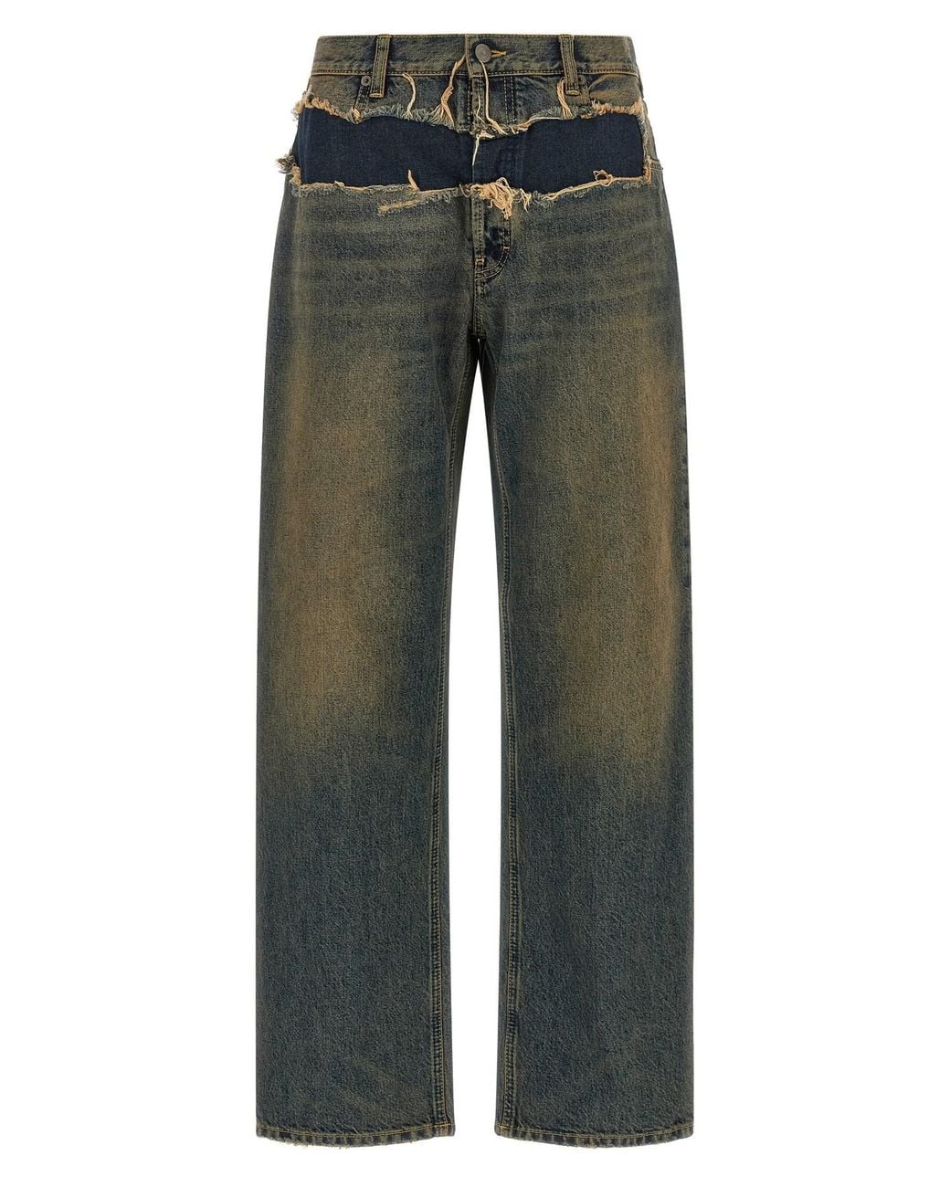 Maison Margiela Gray Distressed Jeans