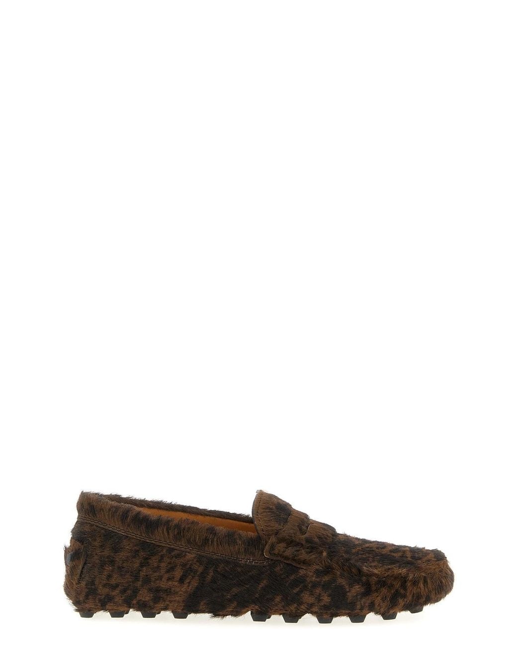 Tod's Brown Loafers 'Gommino Macro 52K'
