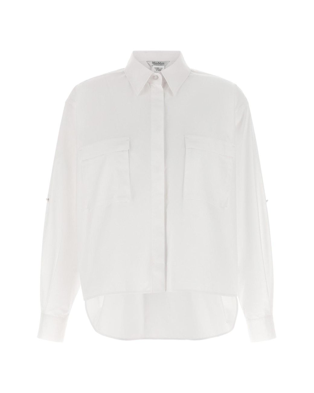 Max Mara White 'mxmtenue' Shirt