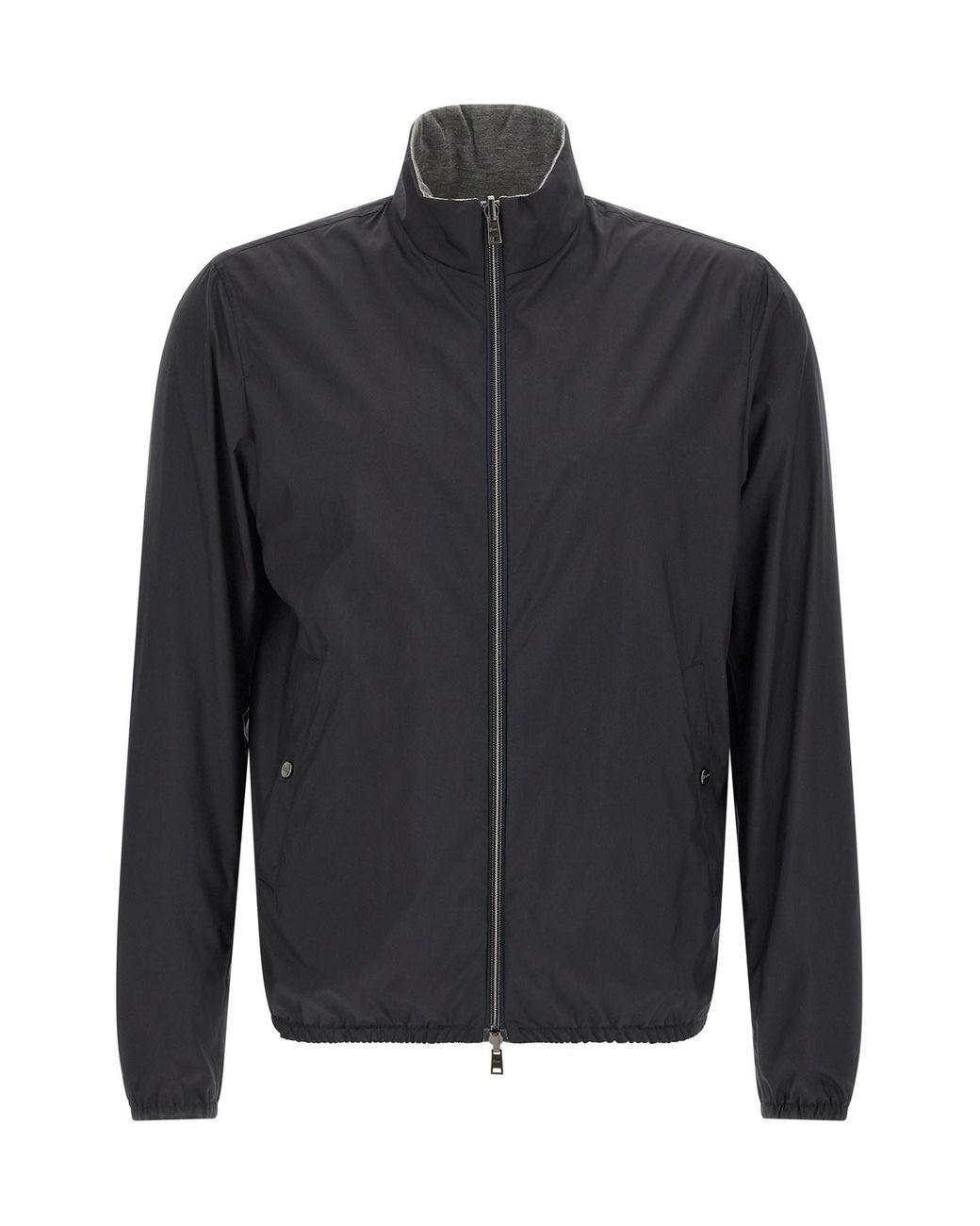 Herno Black Reversible Bomber Jacket for men