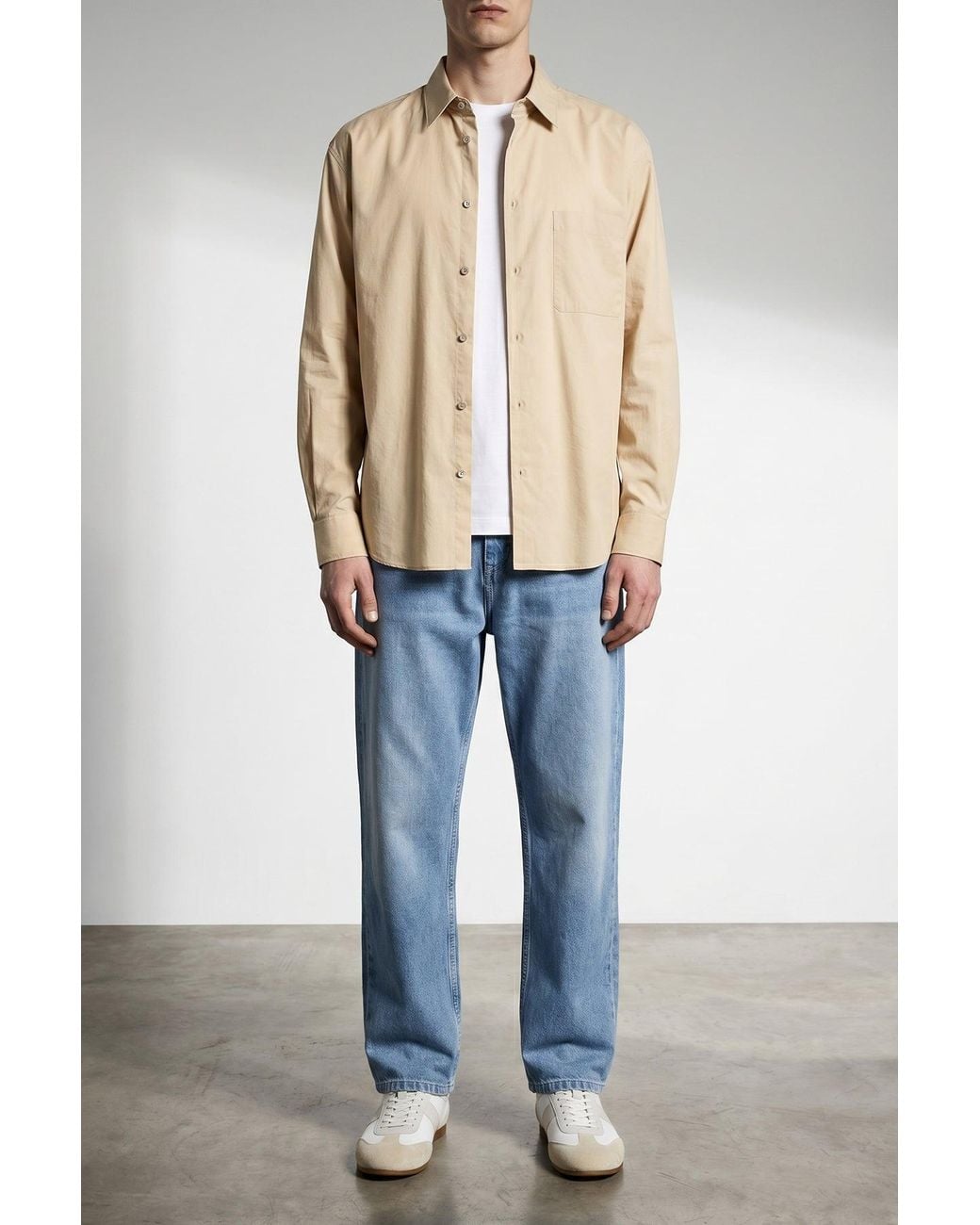 Carhartt Blue Jeans With Logo Patch for men