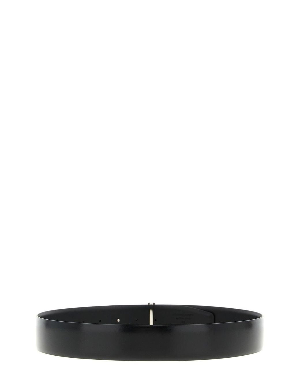 Tom Ford Black Reversible Belt With T Buckle for men