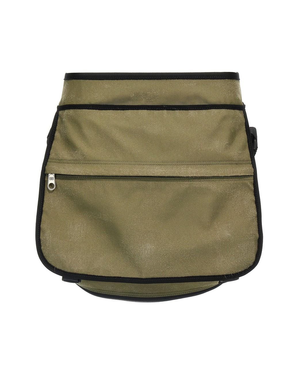 Balenciaga Green 'Mini Bag Skirt' Miniskirt