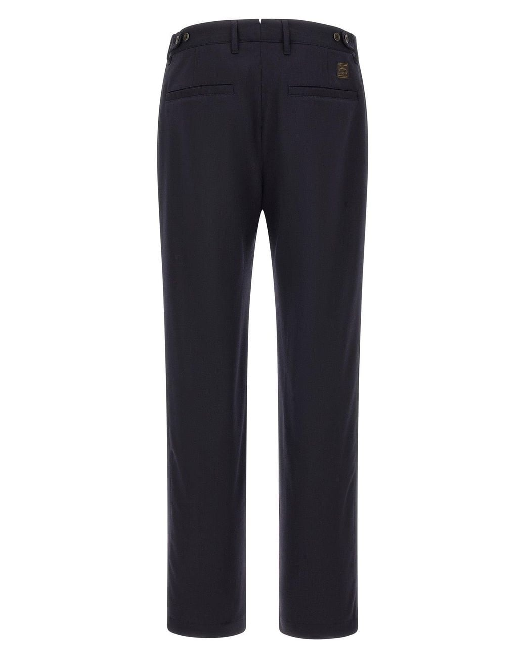 Incotex Blue Pleated Formal Trousers for men