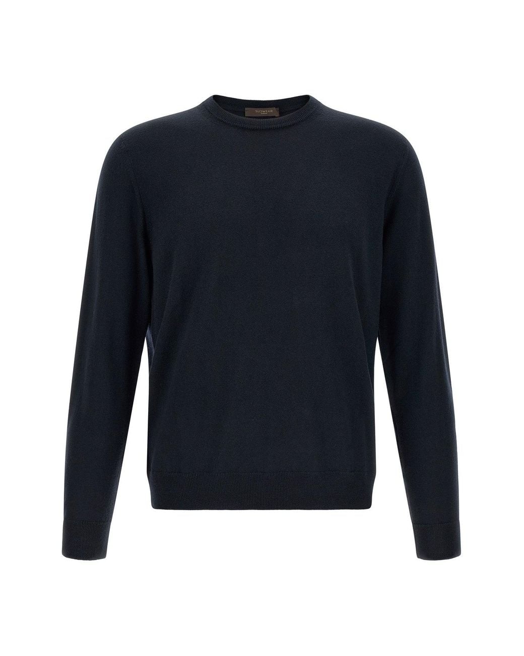 Zanone Blue Crewneck Sweater for men