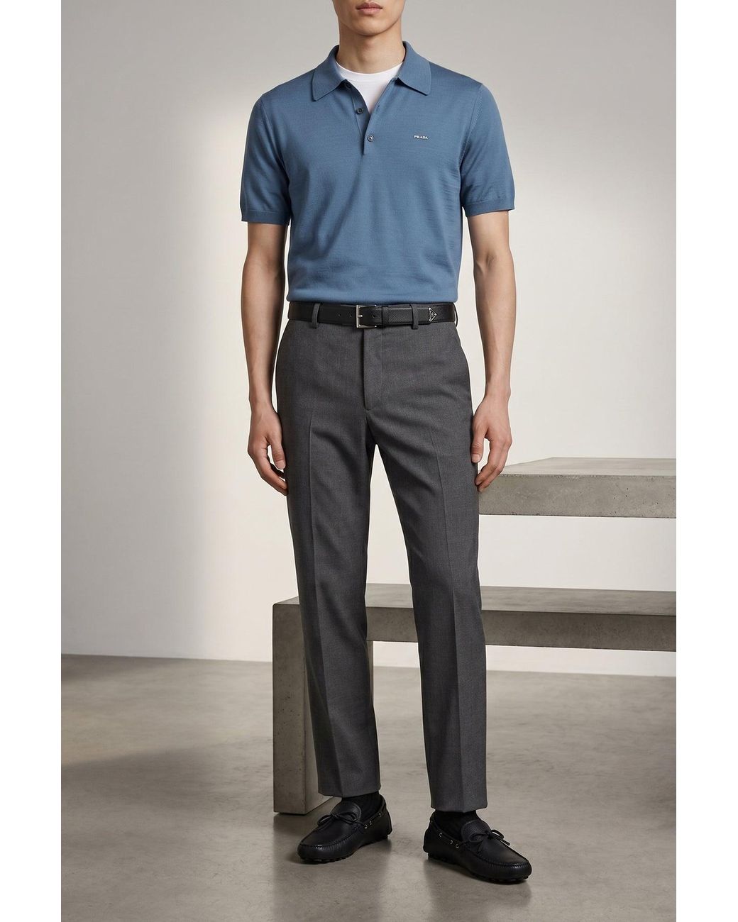 Cintura di Prada in Black da Uomo