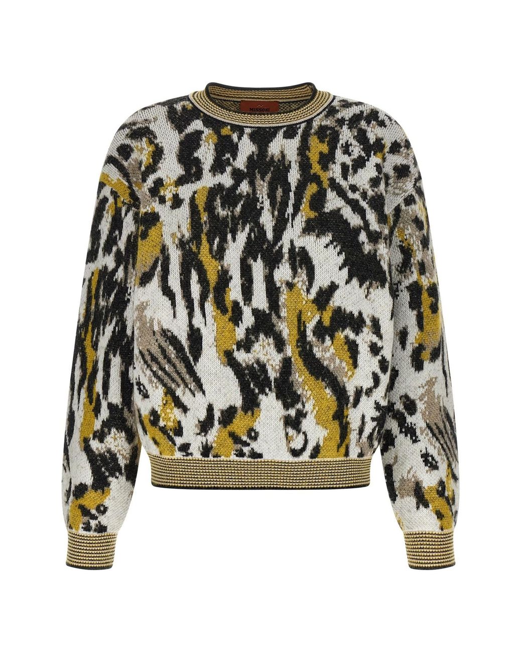 Missoni Black Animalier Motif Sweater