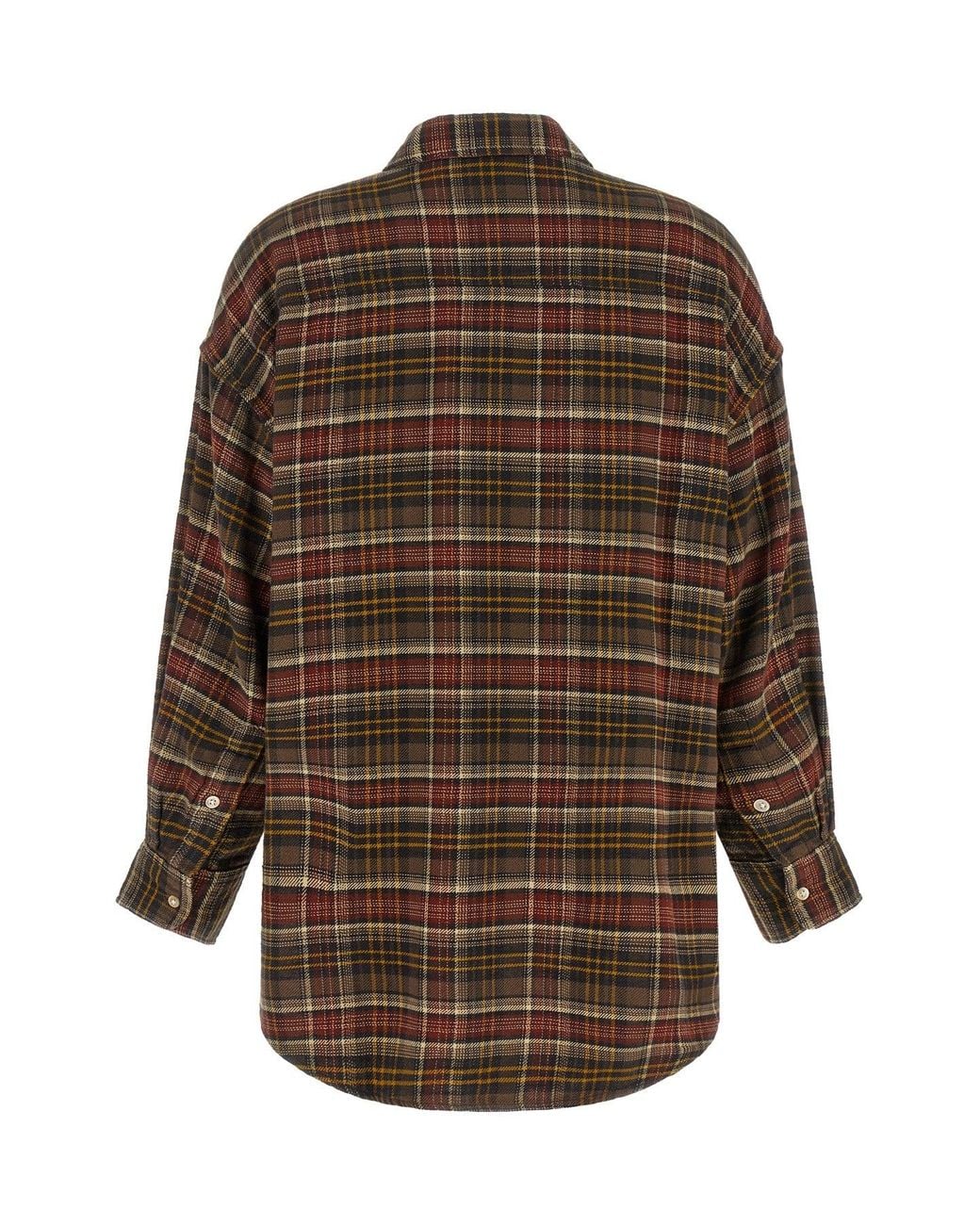 R13 Brown Plaid Shirt