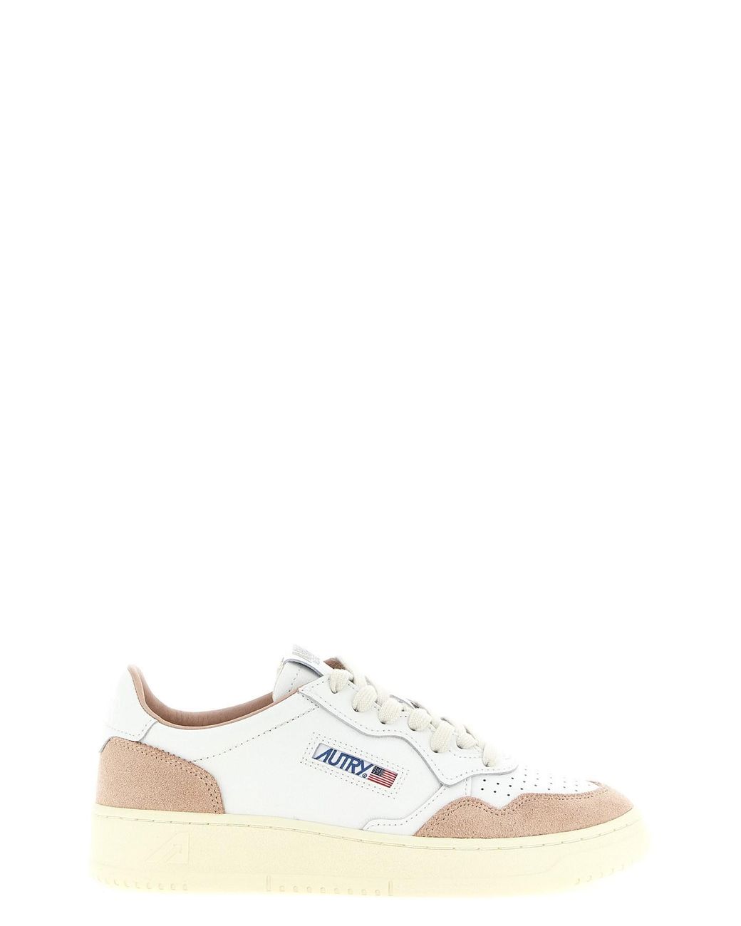 Autry White 'medalist Low' Sneakers