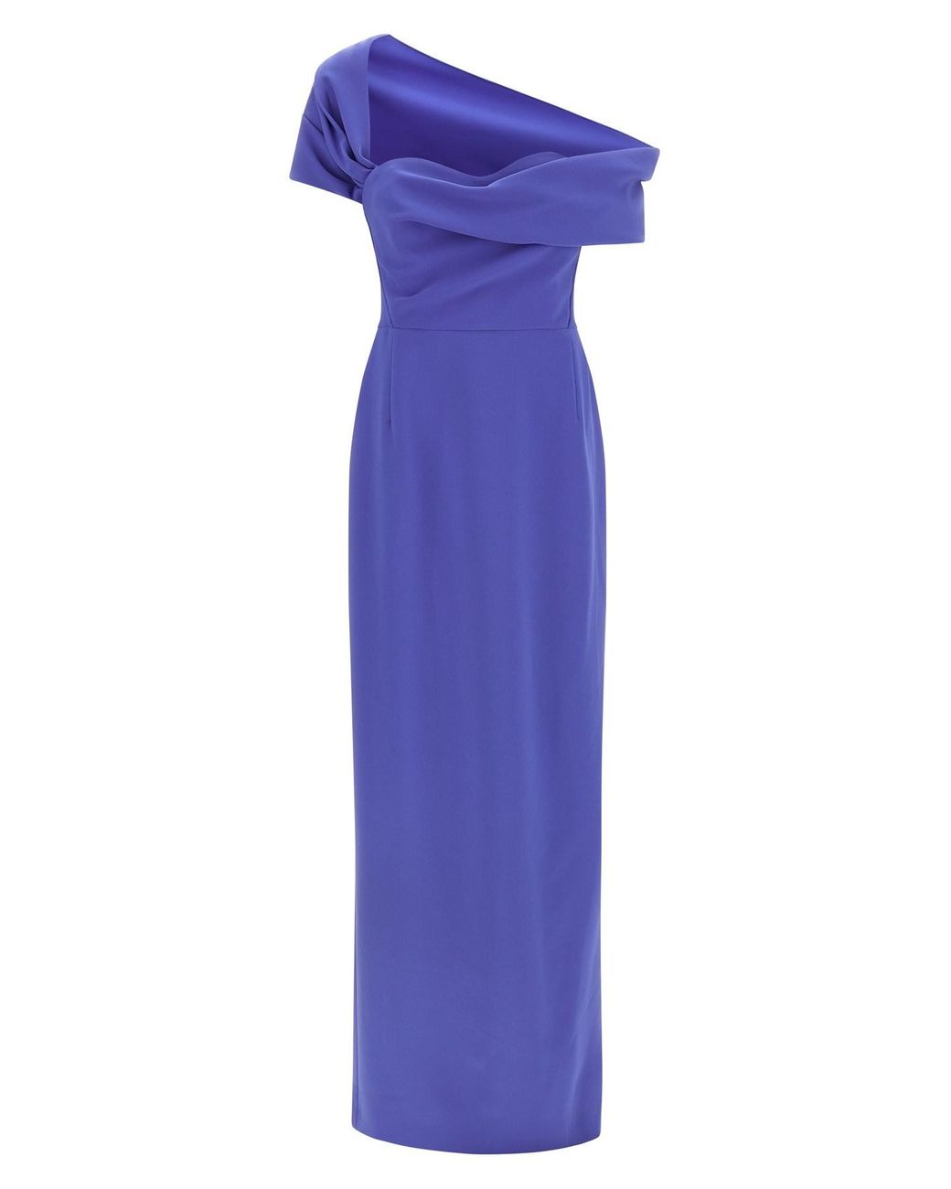 Carolina Herrera Blue Column Dress