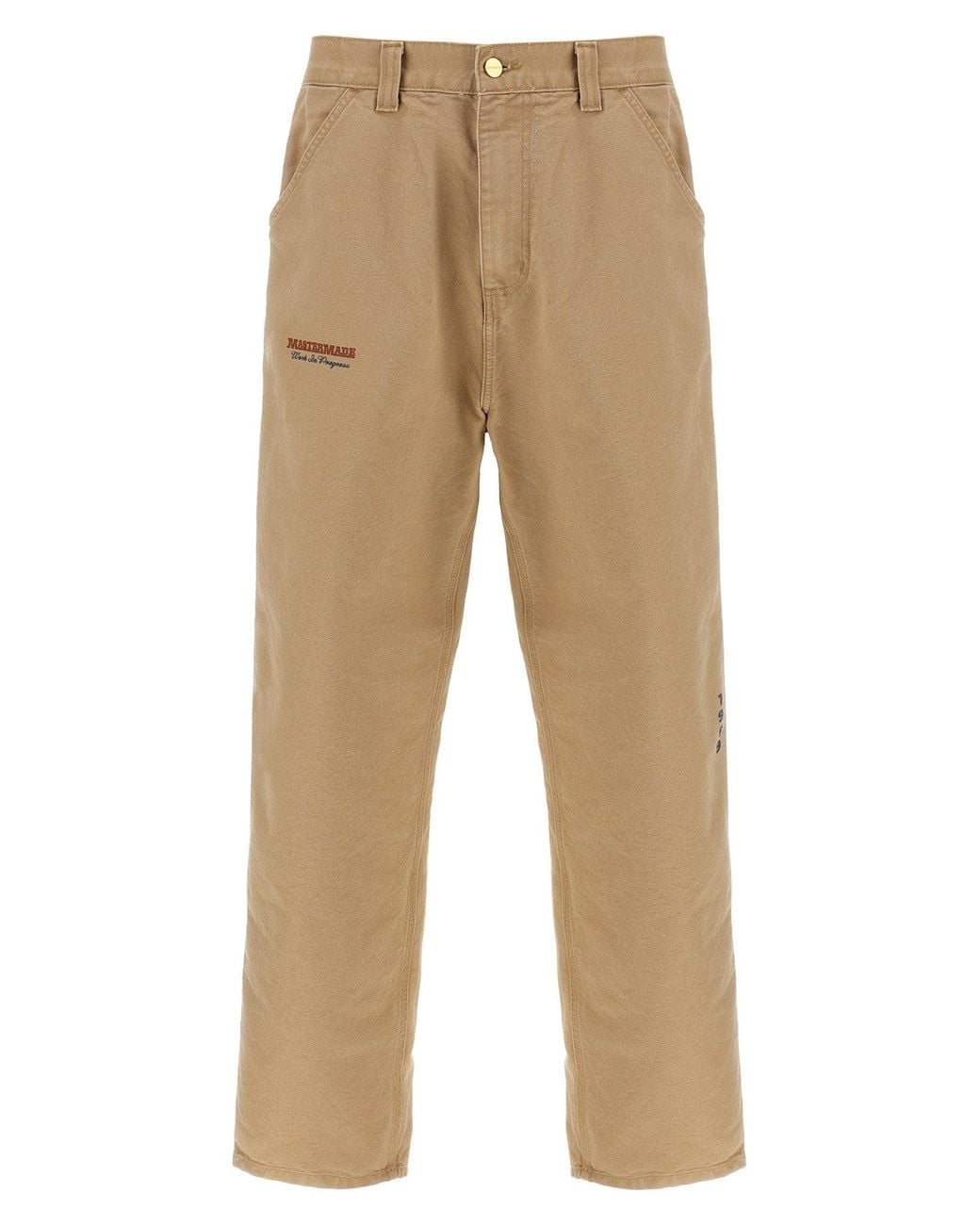 Carhartt Natural Pantalone 'Single Knee Graphic' for men