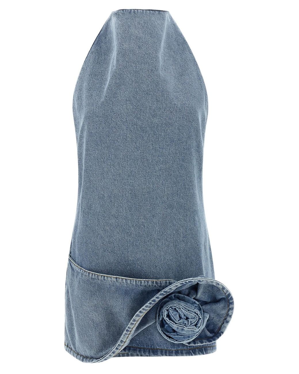 Magda Butrym Blue 'denim 10 Dress' Dress