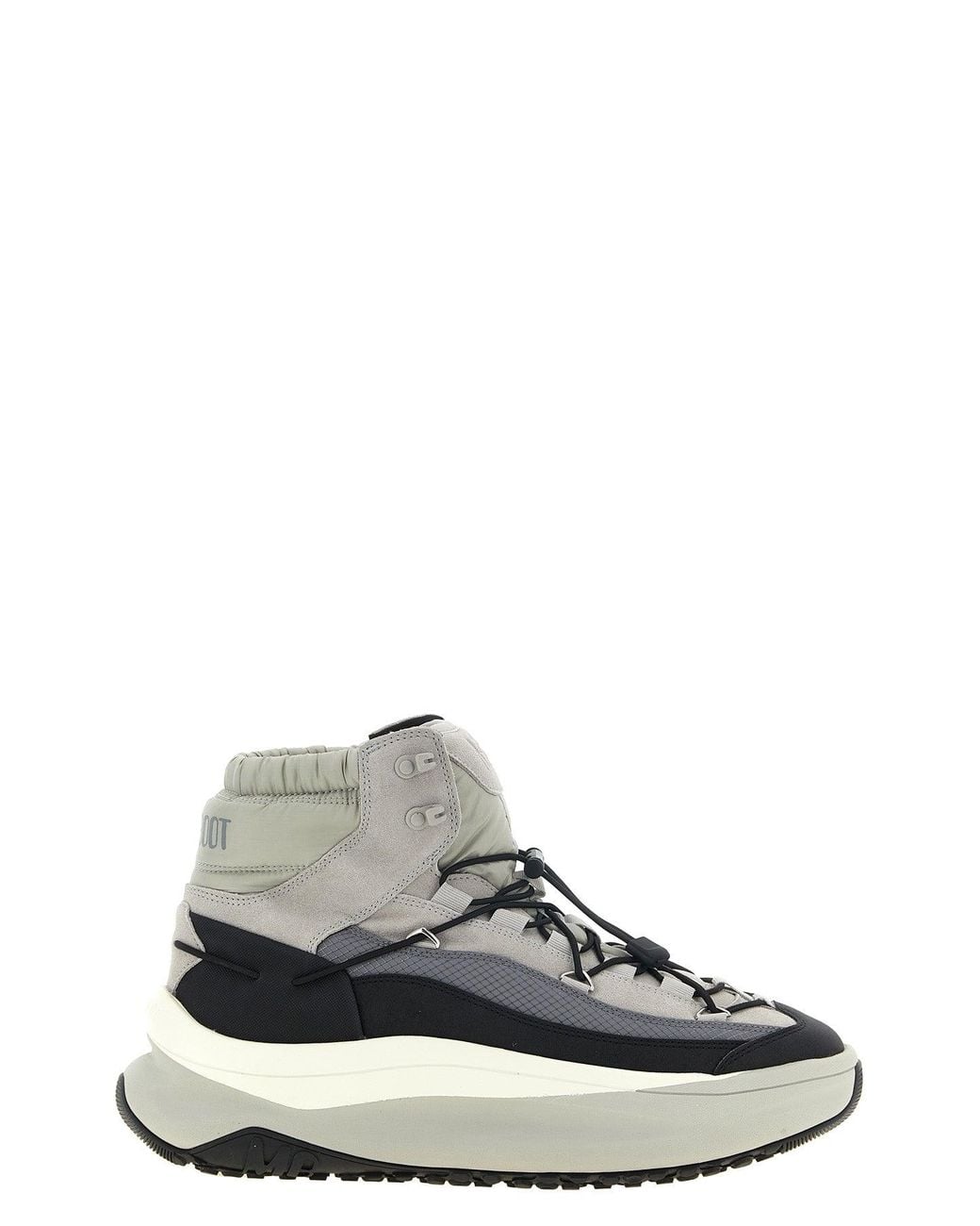 Moon Boot White Sneakers 'Moon247 Xlace Mid' for men