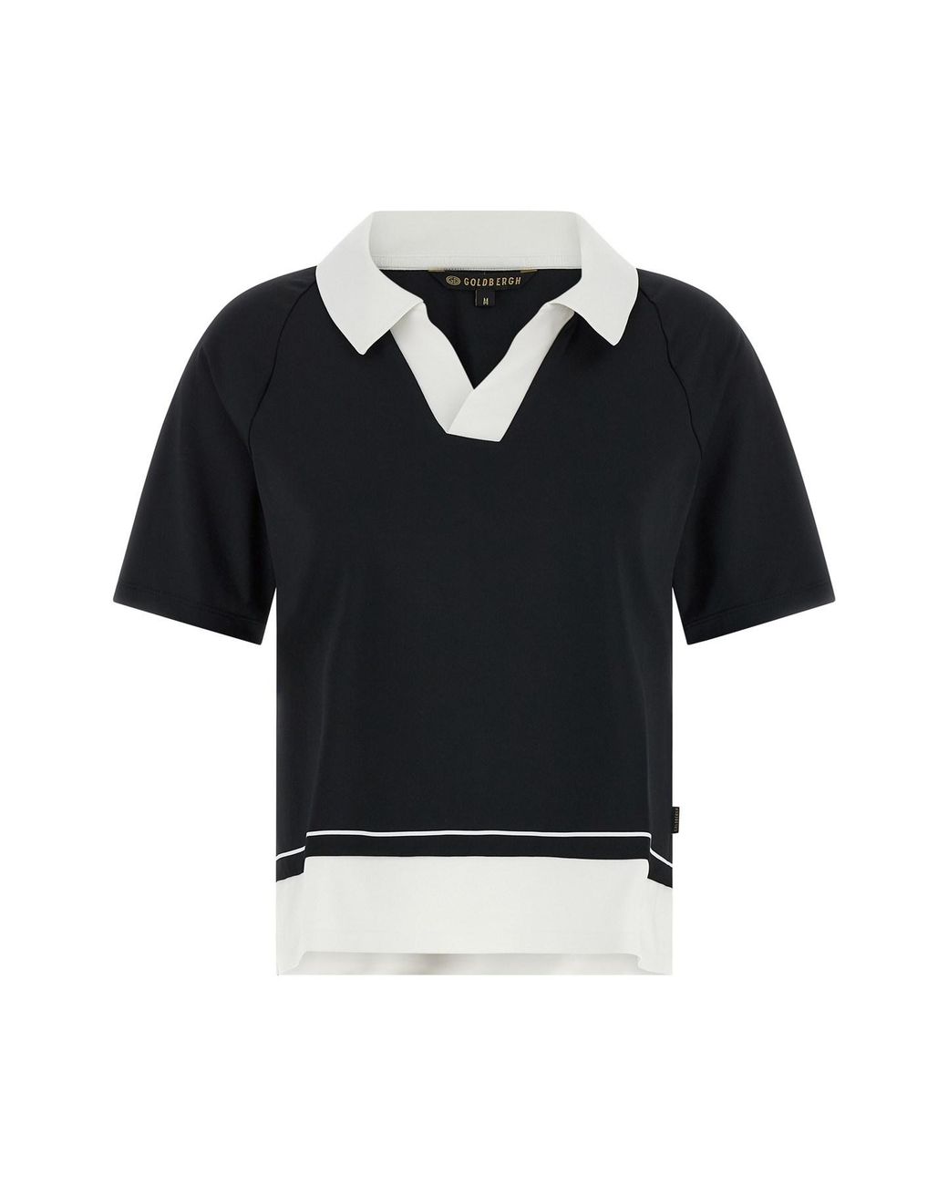 Goldbergh Black 'piccola' Polo Shirt - 'active' Line