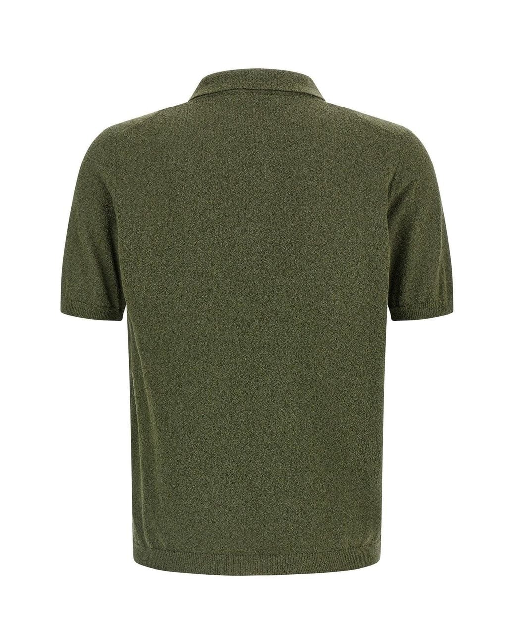 Roberto Collina Green Polo Shirt for men