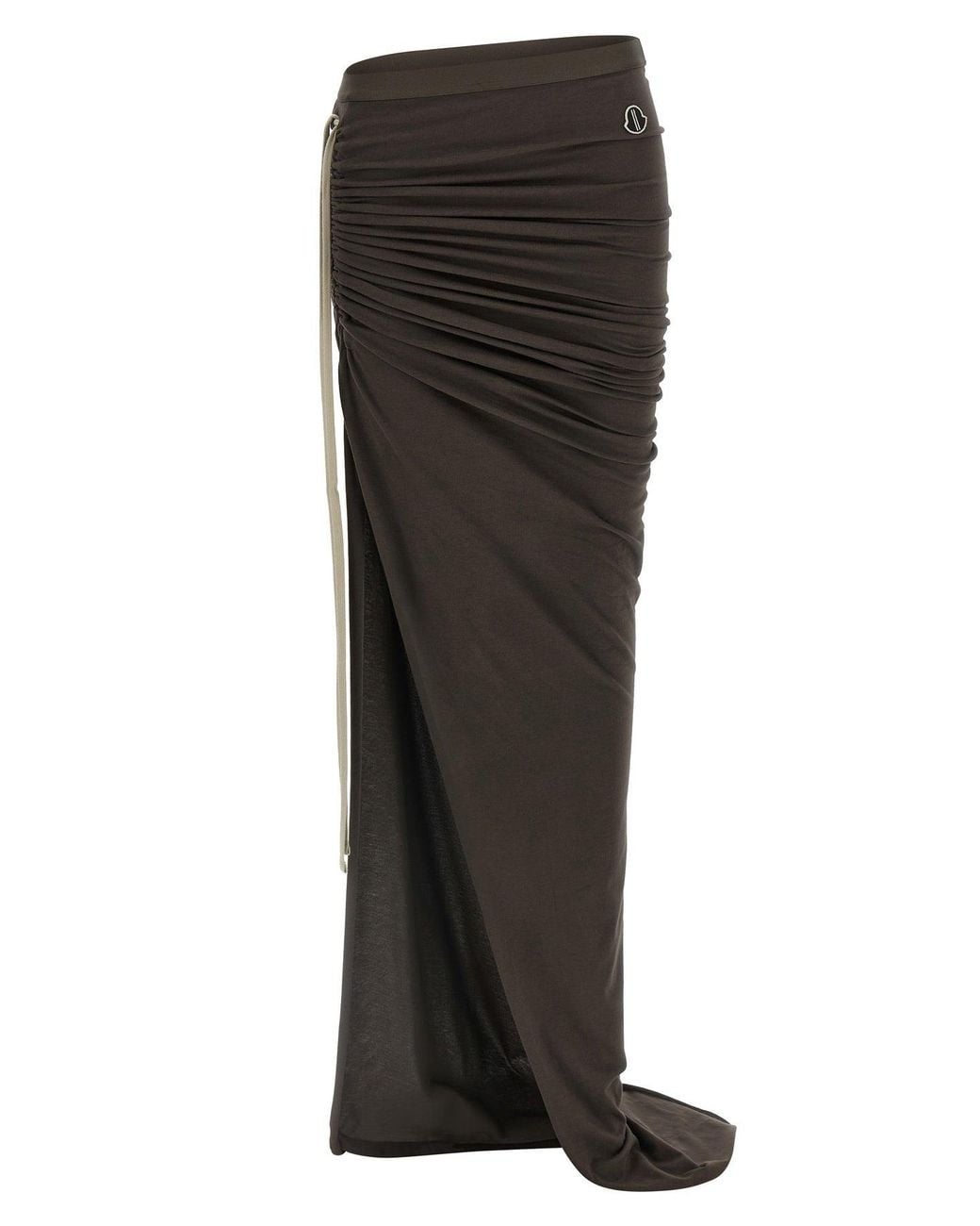 Rick Owens Black Skirt 'Adjustable' Moncler