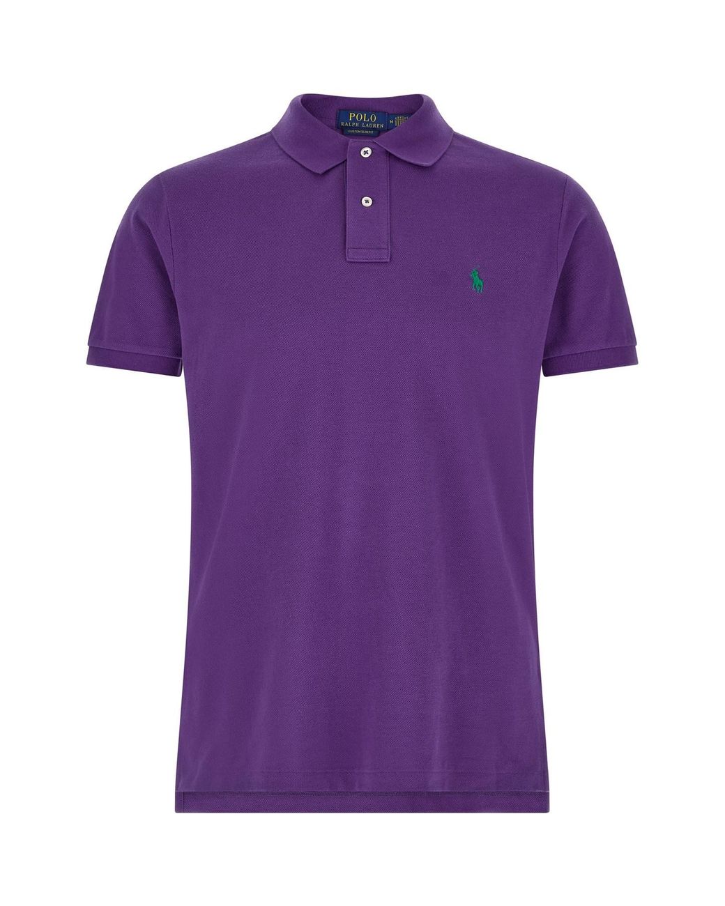 Polo Ralph Lauren Purple Logo Embroidery Polo Shirt for men
