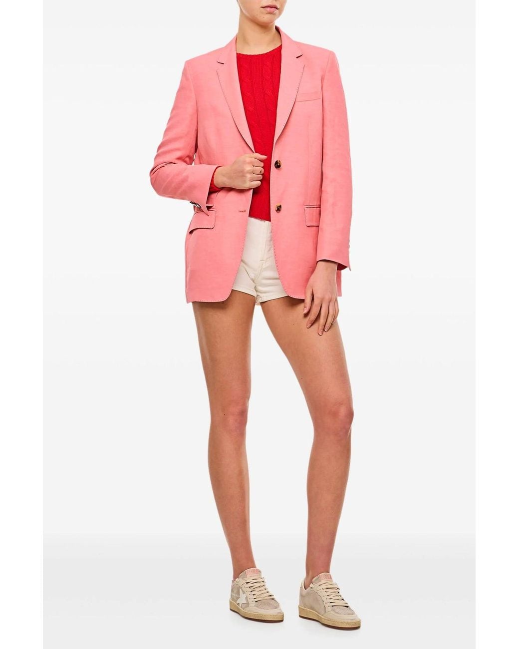 Alberto Biani Pink Blazer 'America'