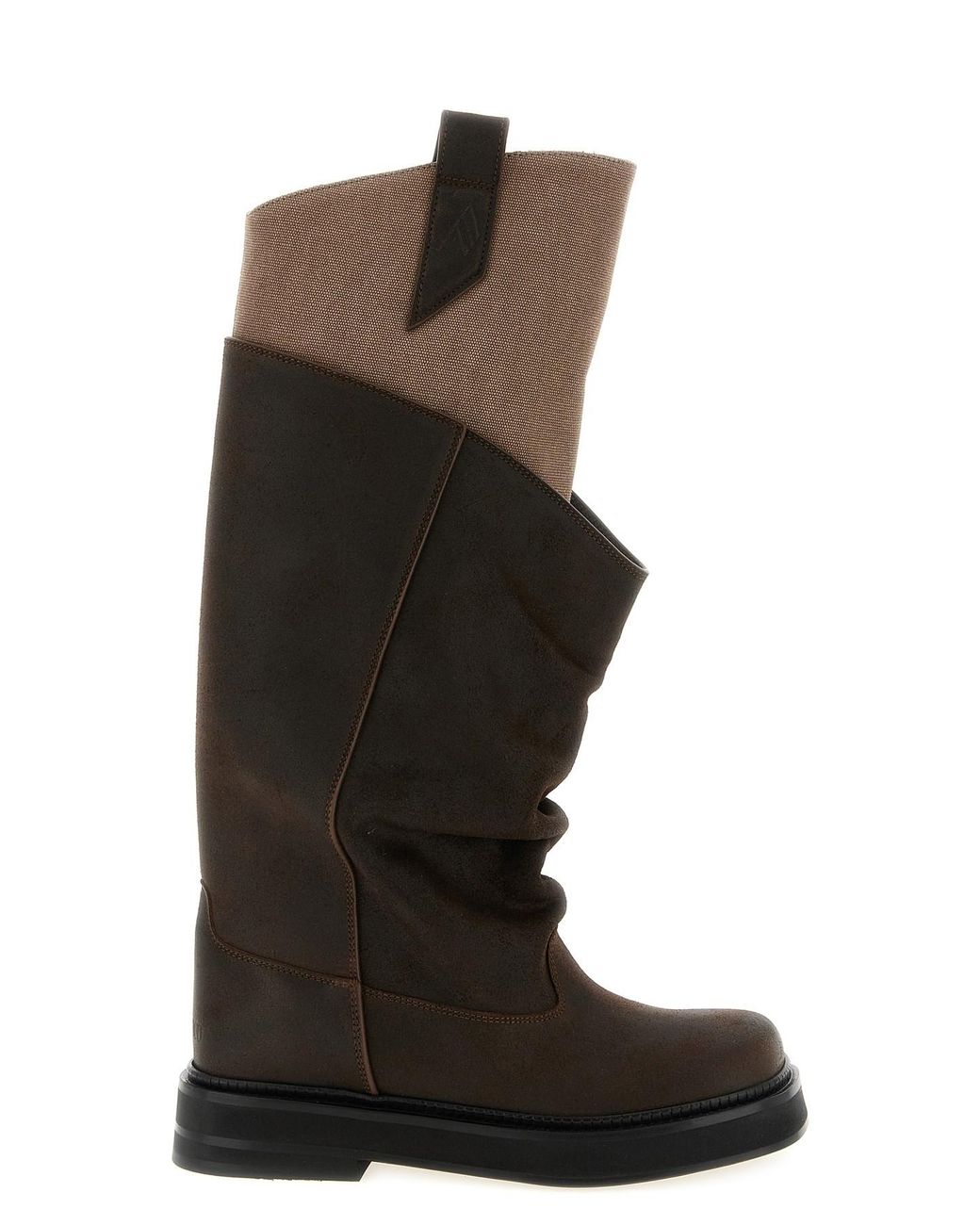 The Attico Black 'new Robin Passeggiata' Boots
