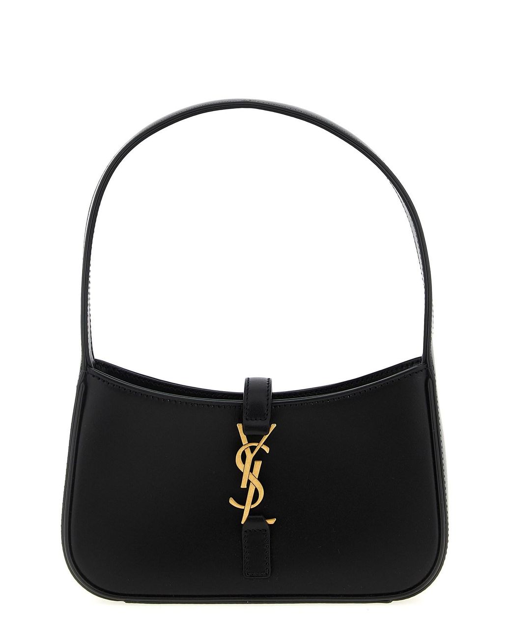 Saint Laurent Black 'hobo Le 5 À 7' Mini Handbag