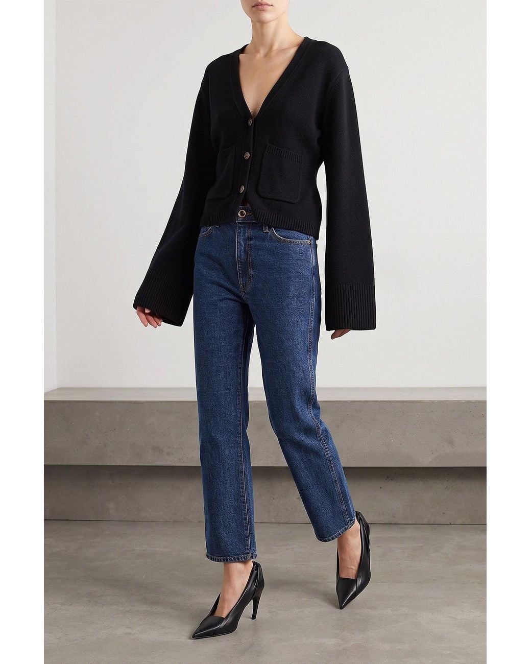Khaite Blue Abigail Jeans