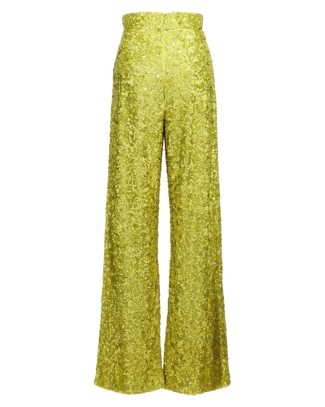 Ermanno Scervino Yellow 'Yot' Trousers