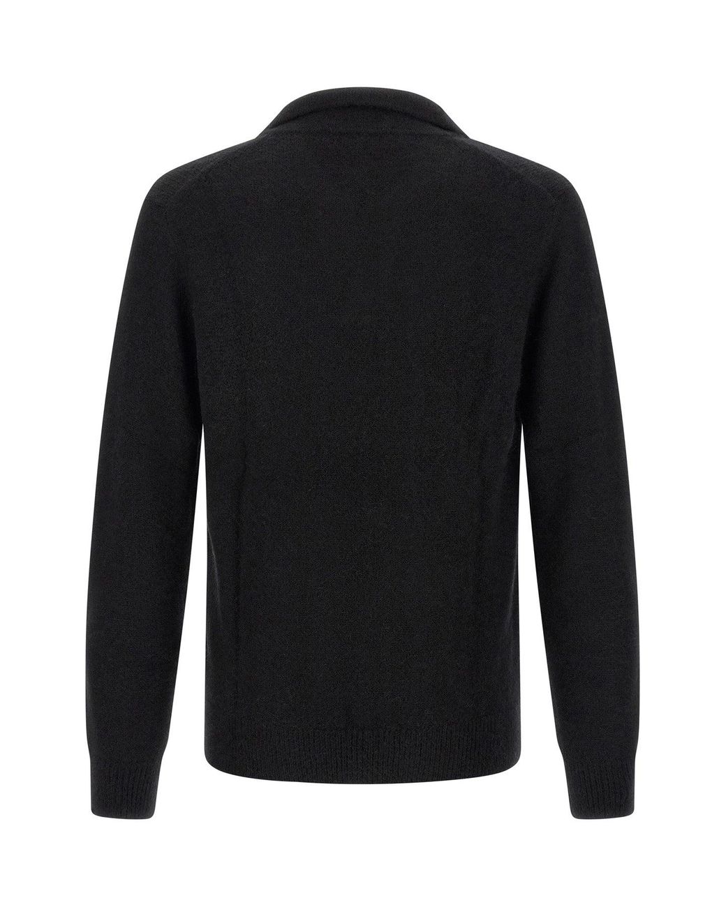 LARMERI STUDIO Black The 'Cash' Polo Shirt for men