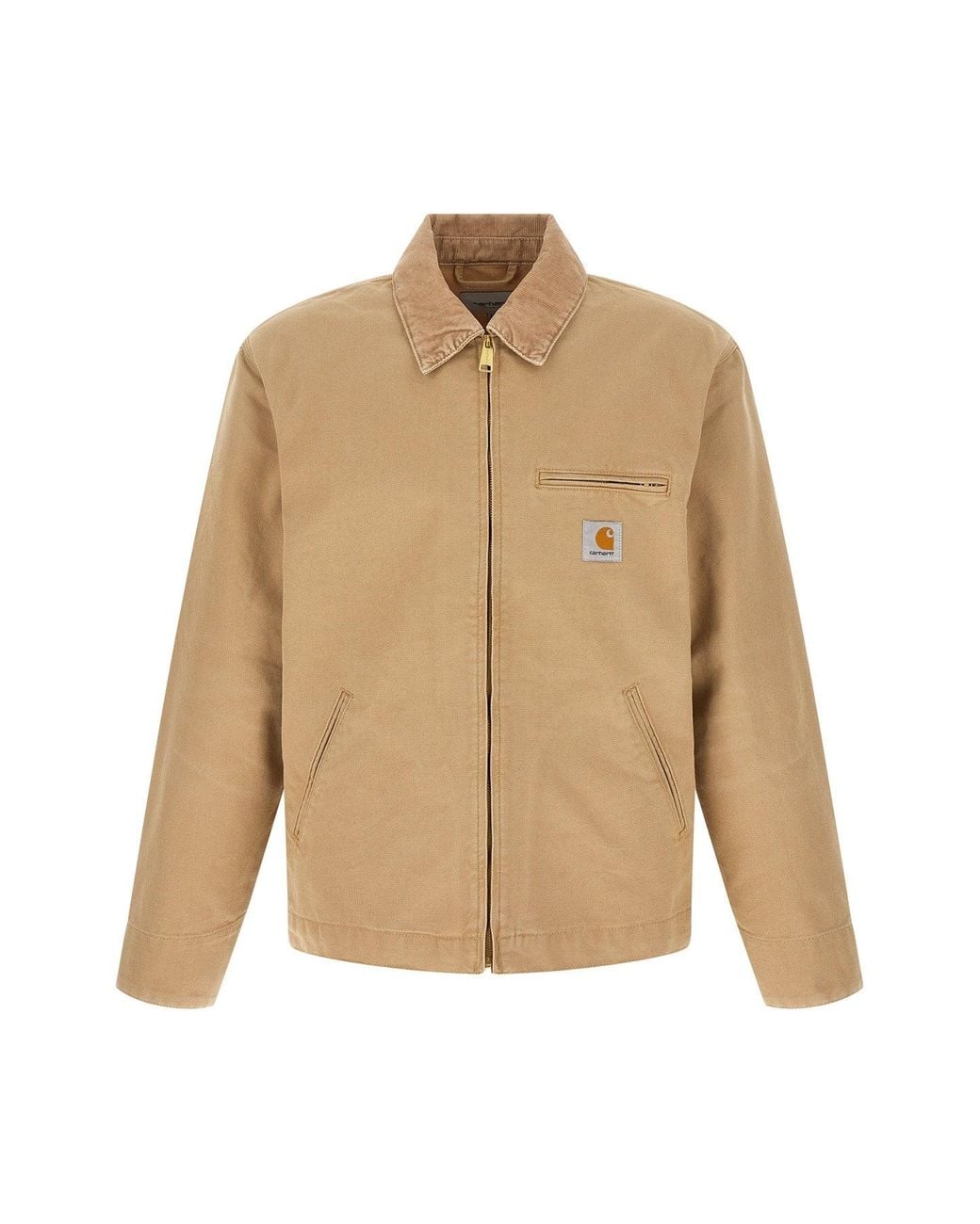 Carhartt Natural Detroit Cotton Canvas Jacket for men