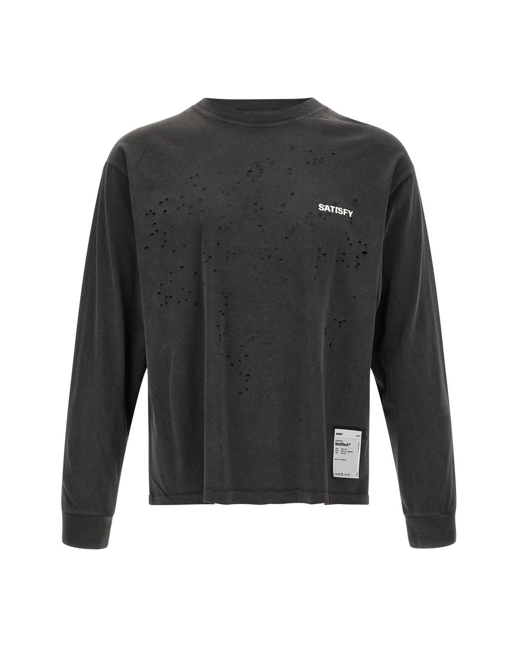 Satisfy Black 'mothtechtm' T-shirt for men