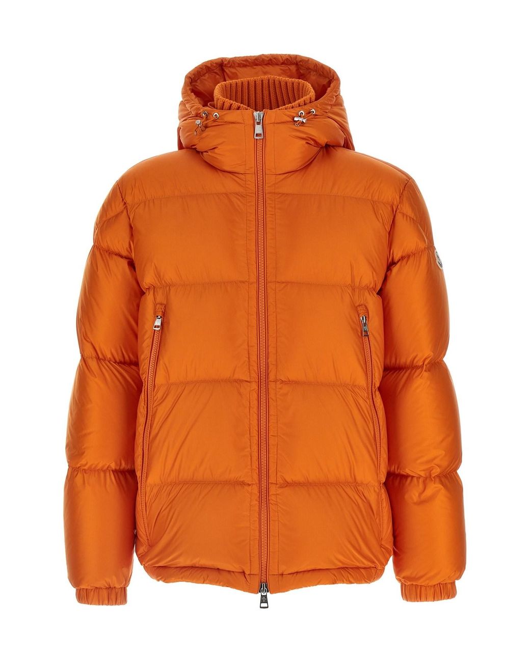 Moncler Orange 'rivau' Down Jacket for men