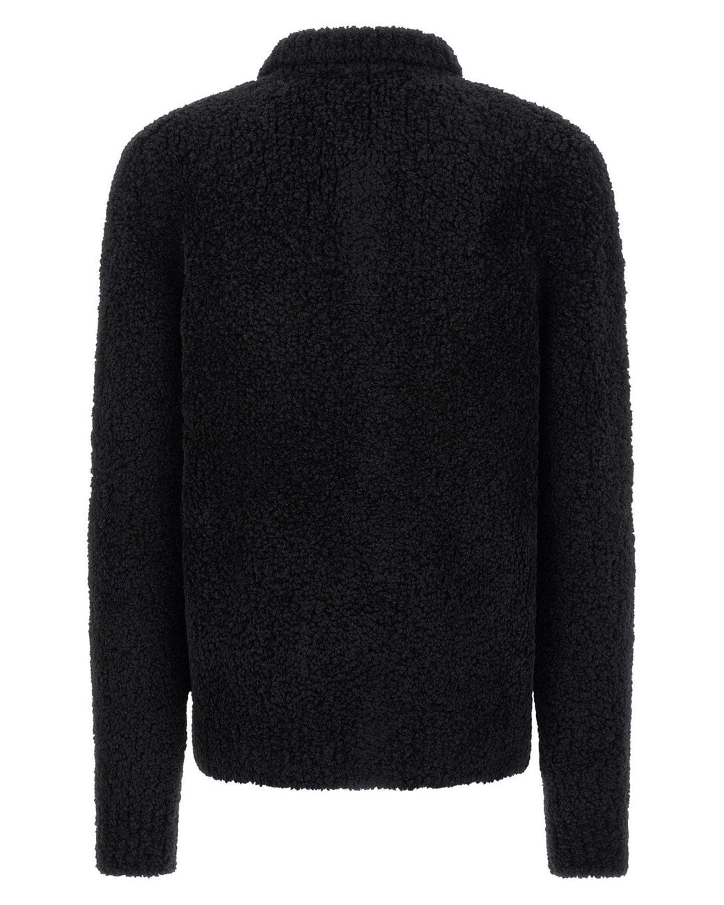 Dolce & Gabbana Black Heraldic Crest Cardigan for men