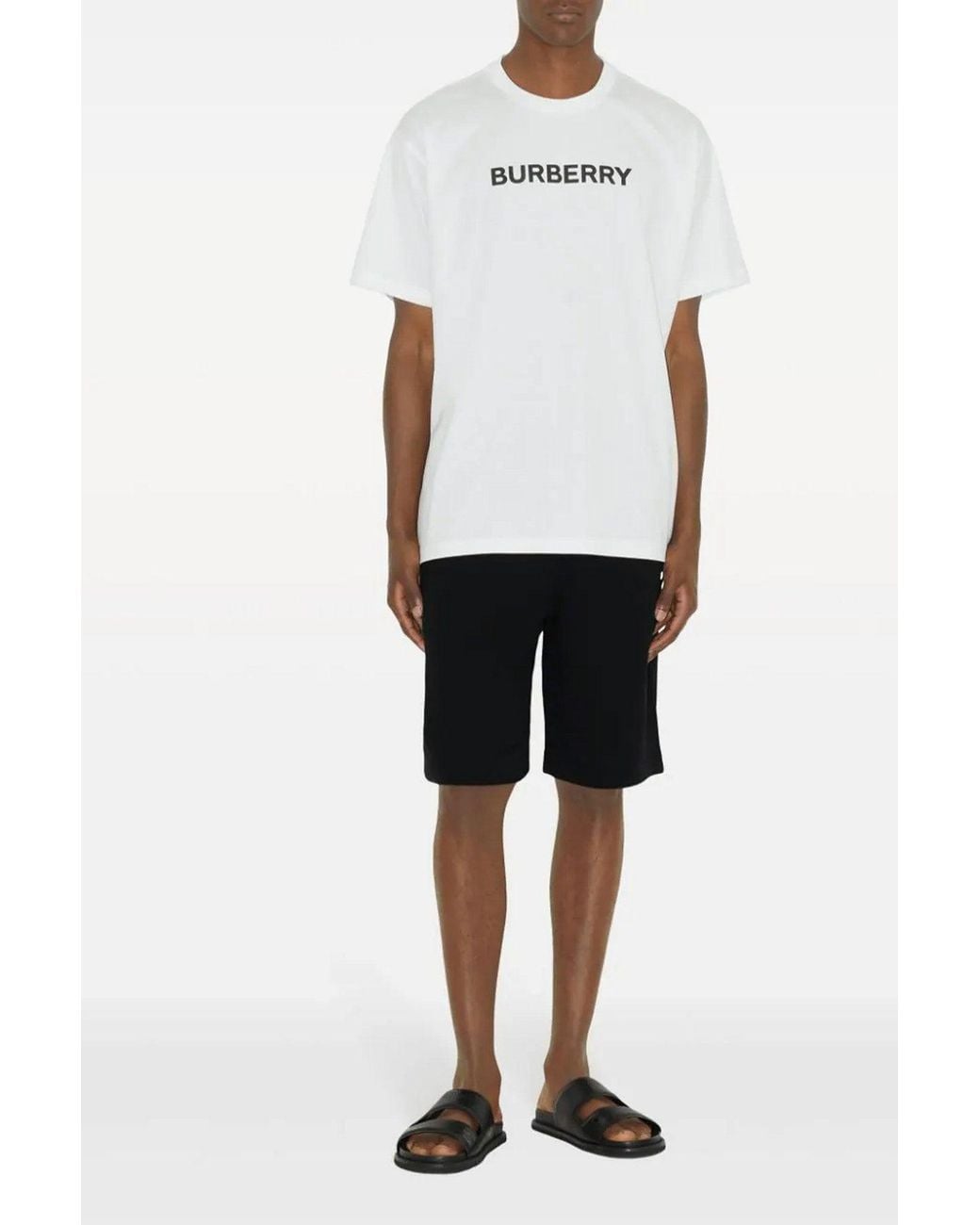 Burberry White 'Harriston' T-Shirt for men