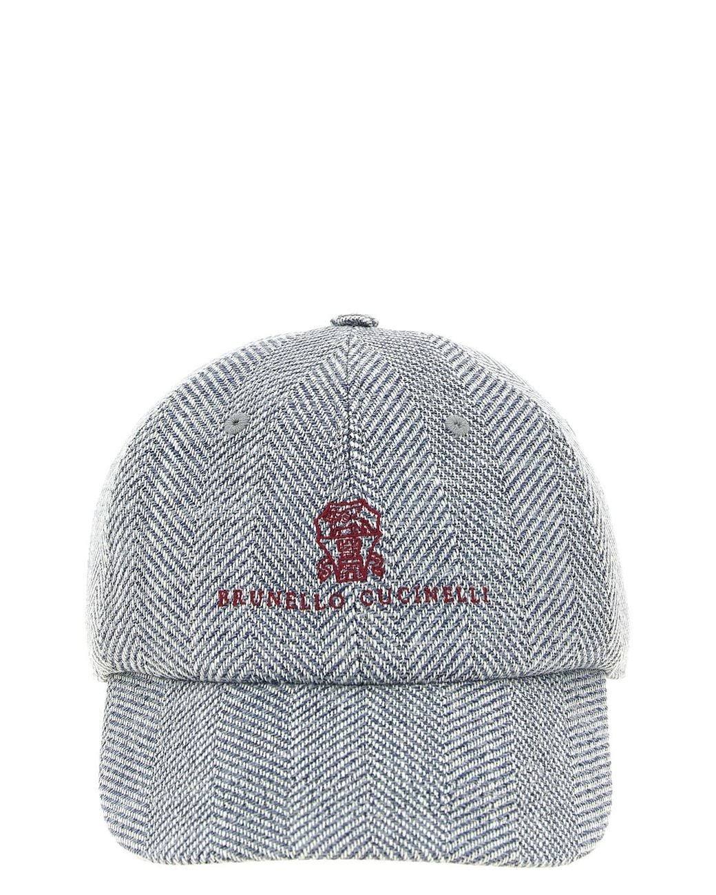 Brunello Cucinelli Gray 'baseball' Cap for men