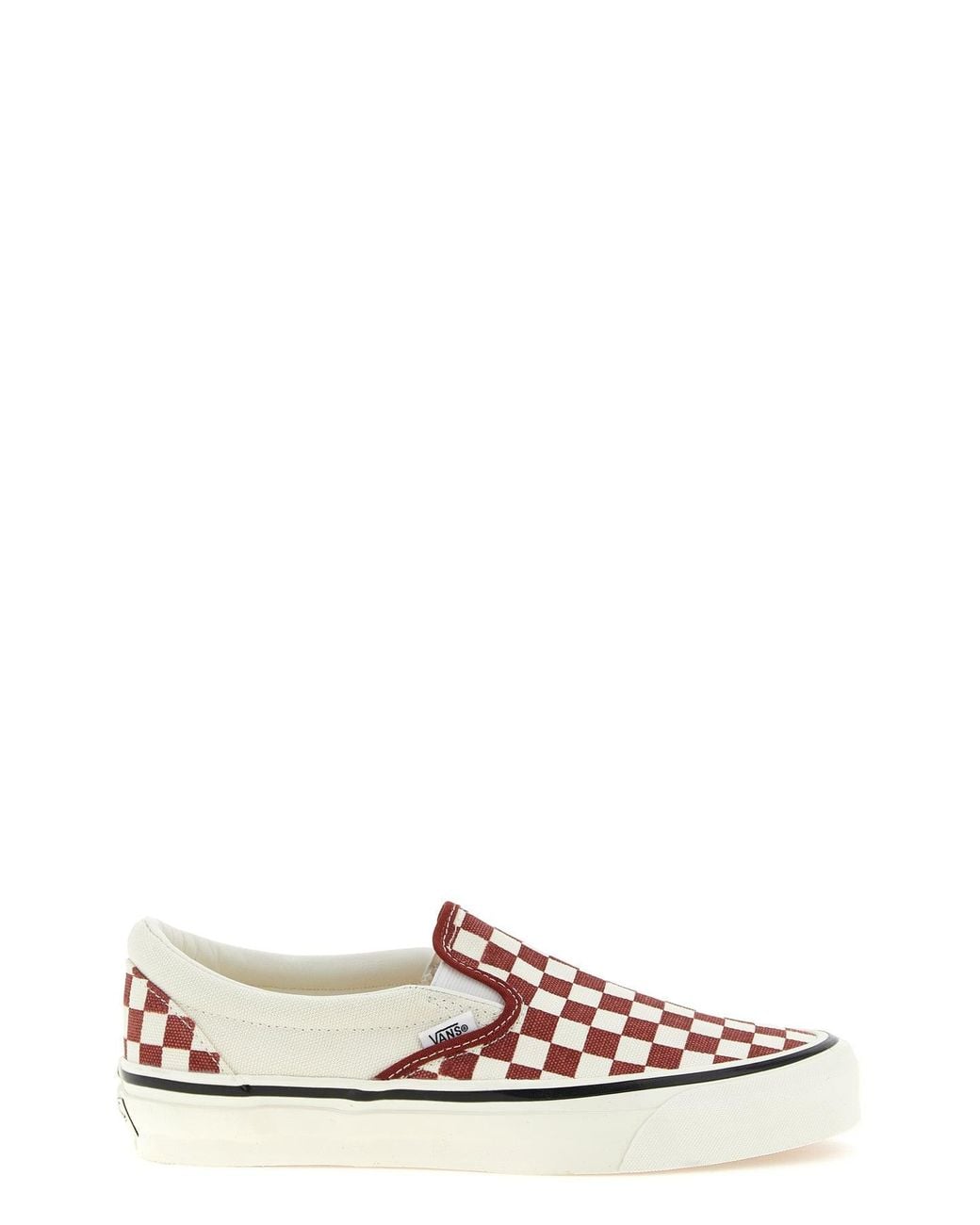 Vans Pink Slip-On Sneakers With Checkerboard Pattern for men