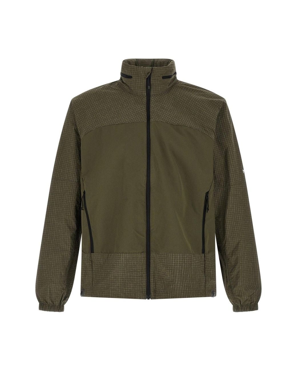The North Face Green Windbreaker With Ripstop Panels for men