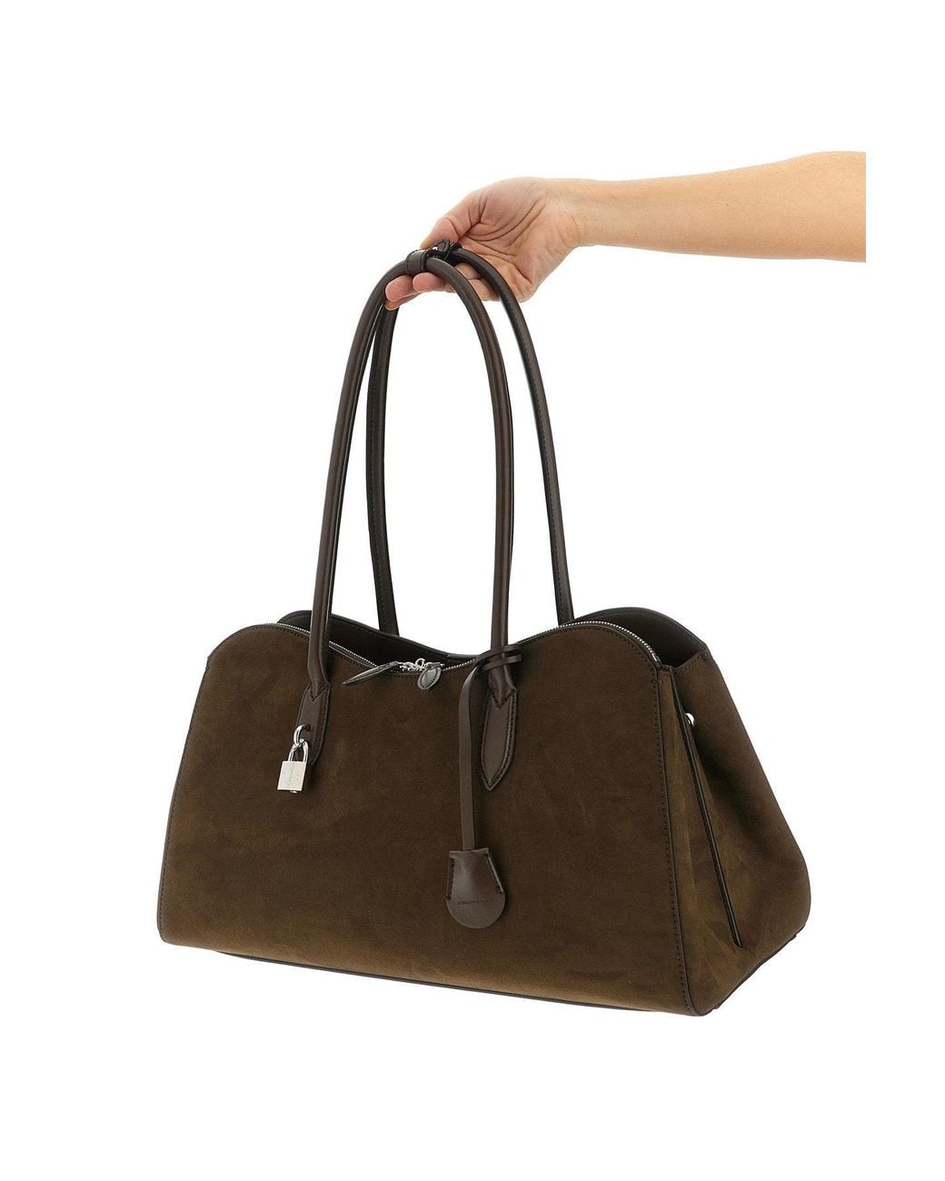 Stella McCartney Brown Shoulder Bag 'Ryder Open'