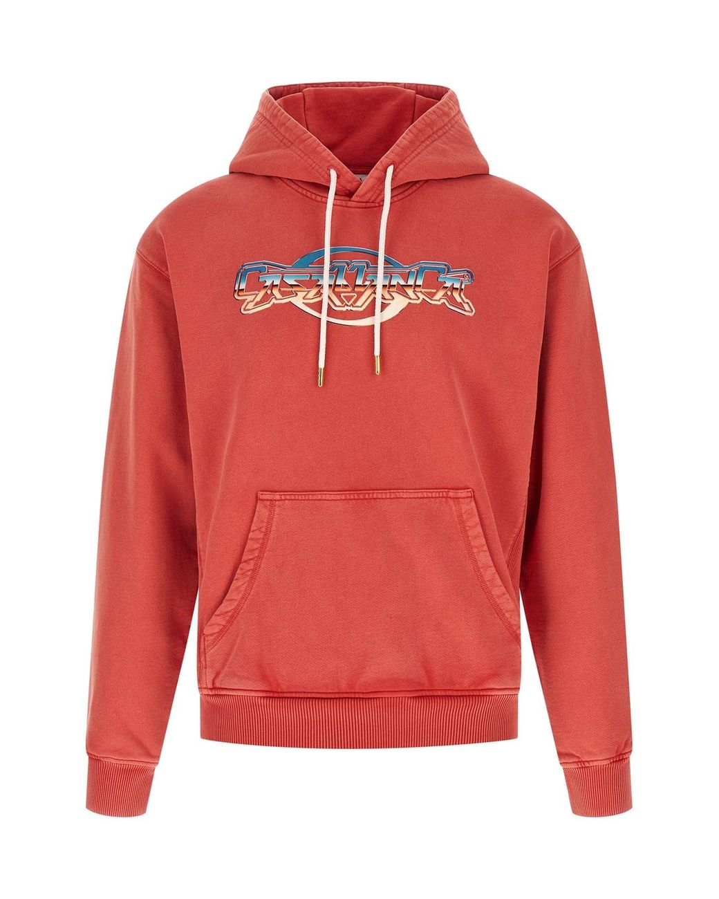 Casablanca Red 'chrome' Hoodie for men