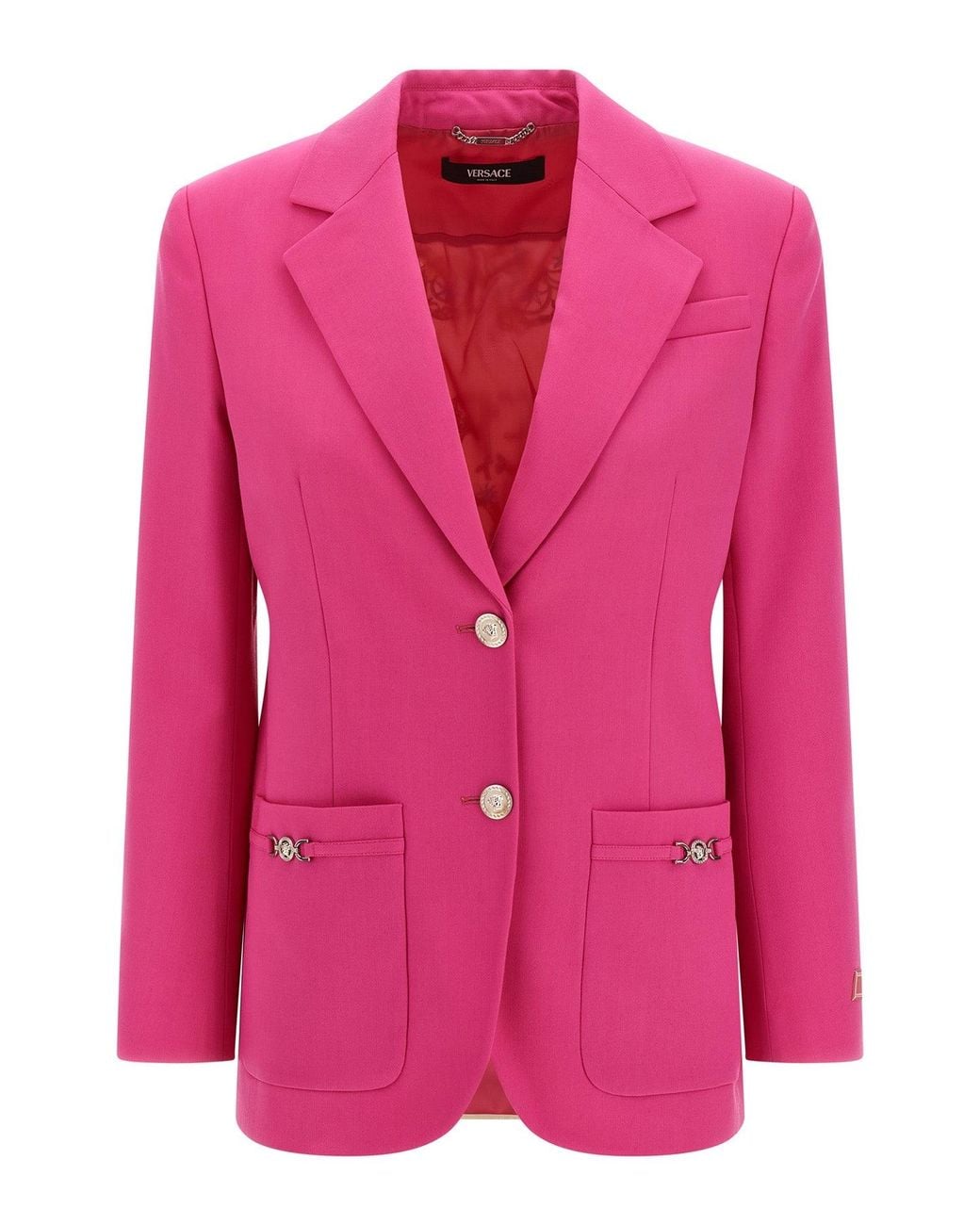 Versace Pink Blazer 'Underwater Barocco'