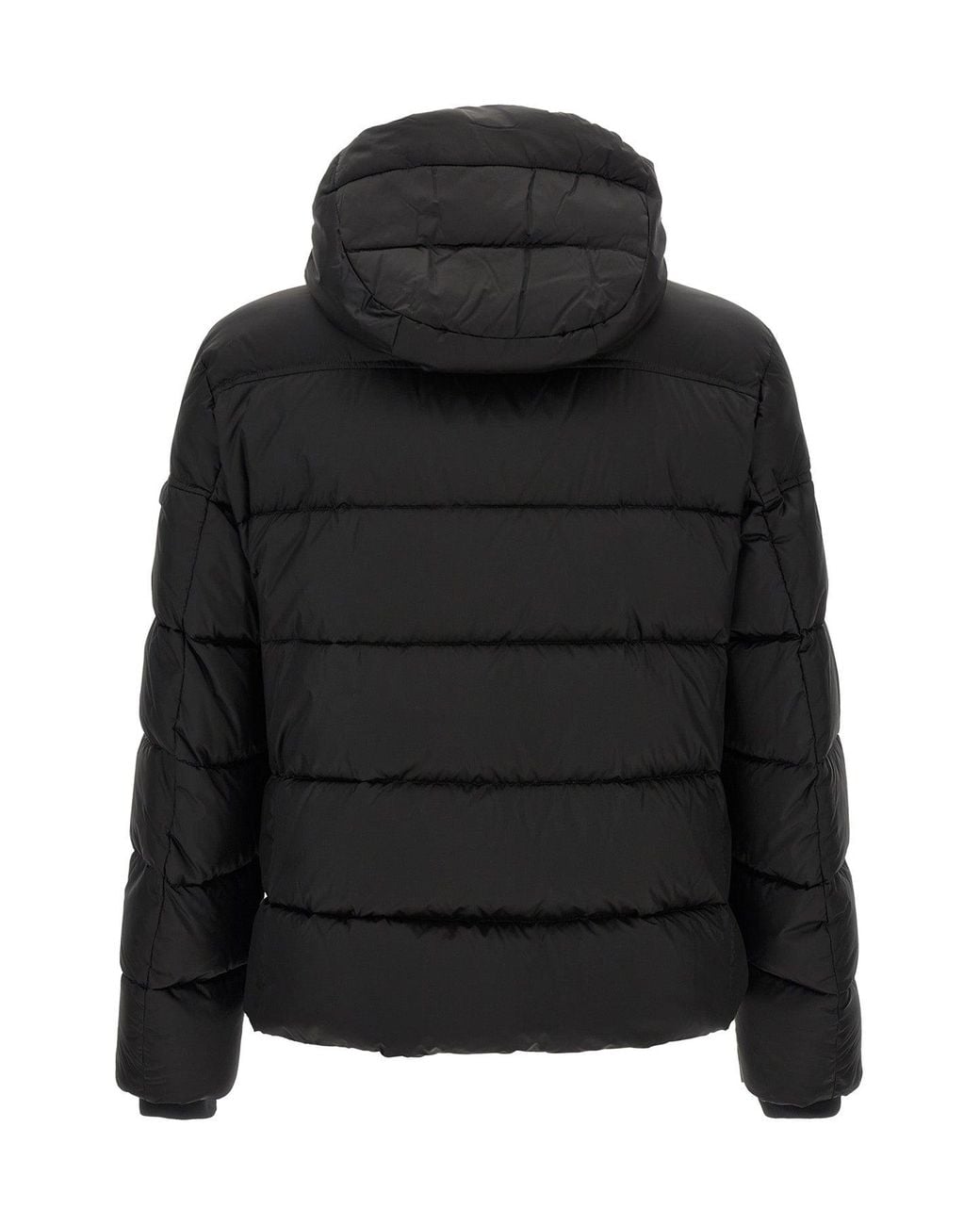 Moorer Black Bomber Jacket 'Brett' for men