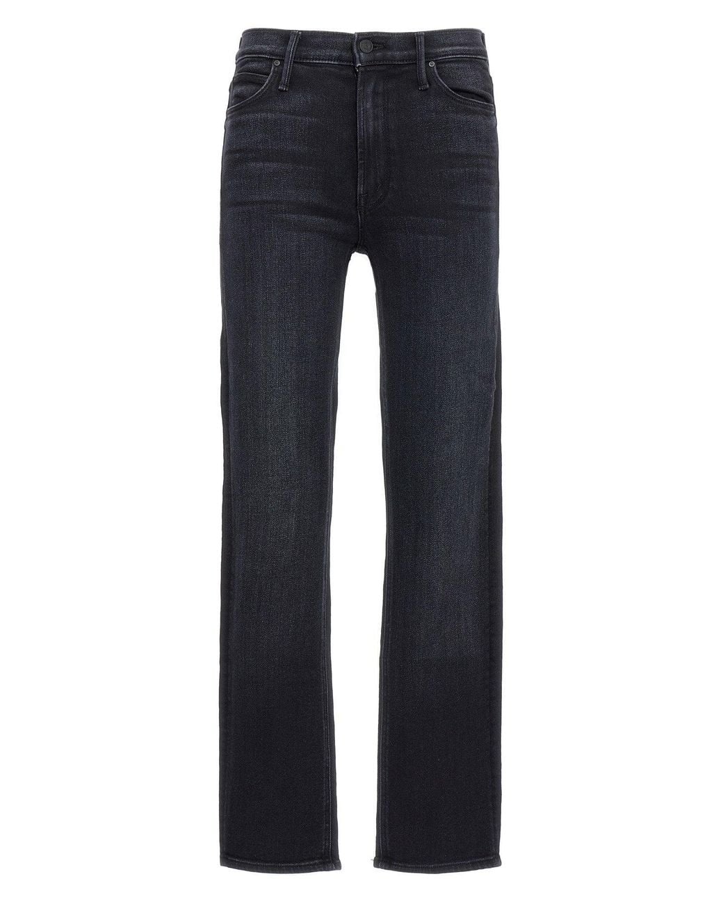 Mother Blue 'The Mid Rise Dazzler Ankle Boot' Jeans