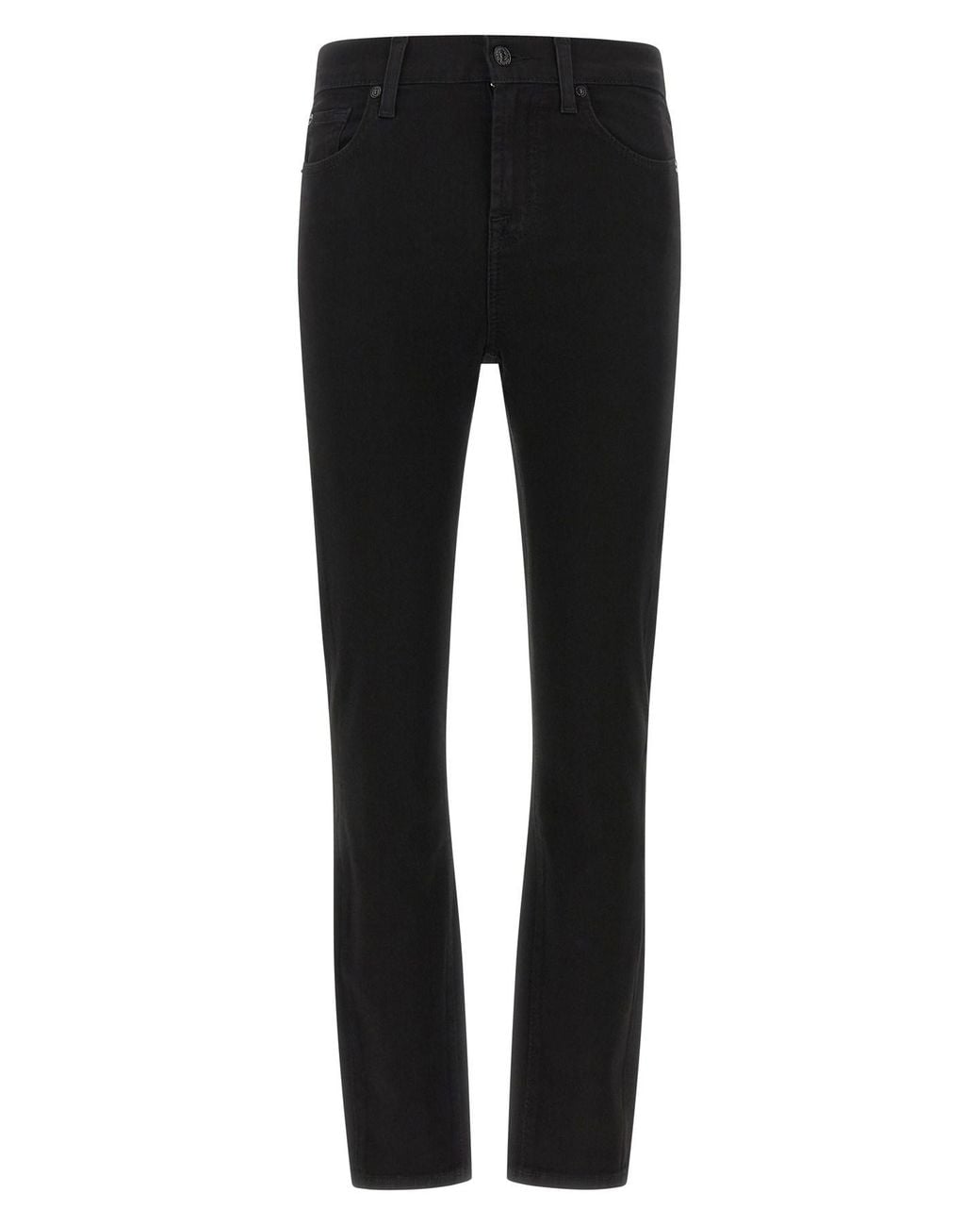 7 For All Mankind Black 'ankle Skinny' Jeans