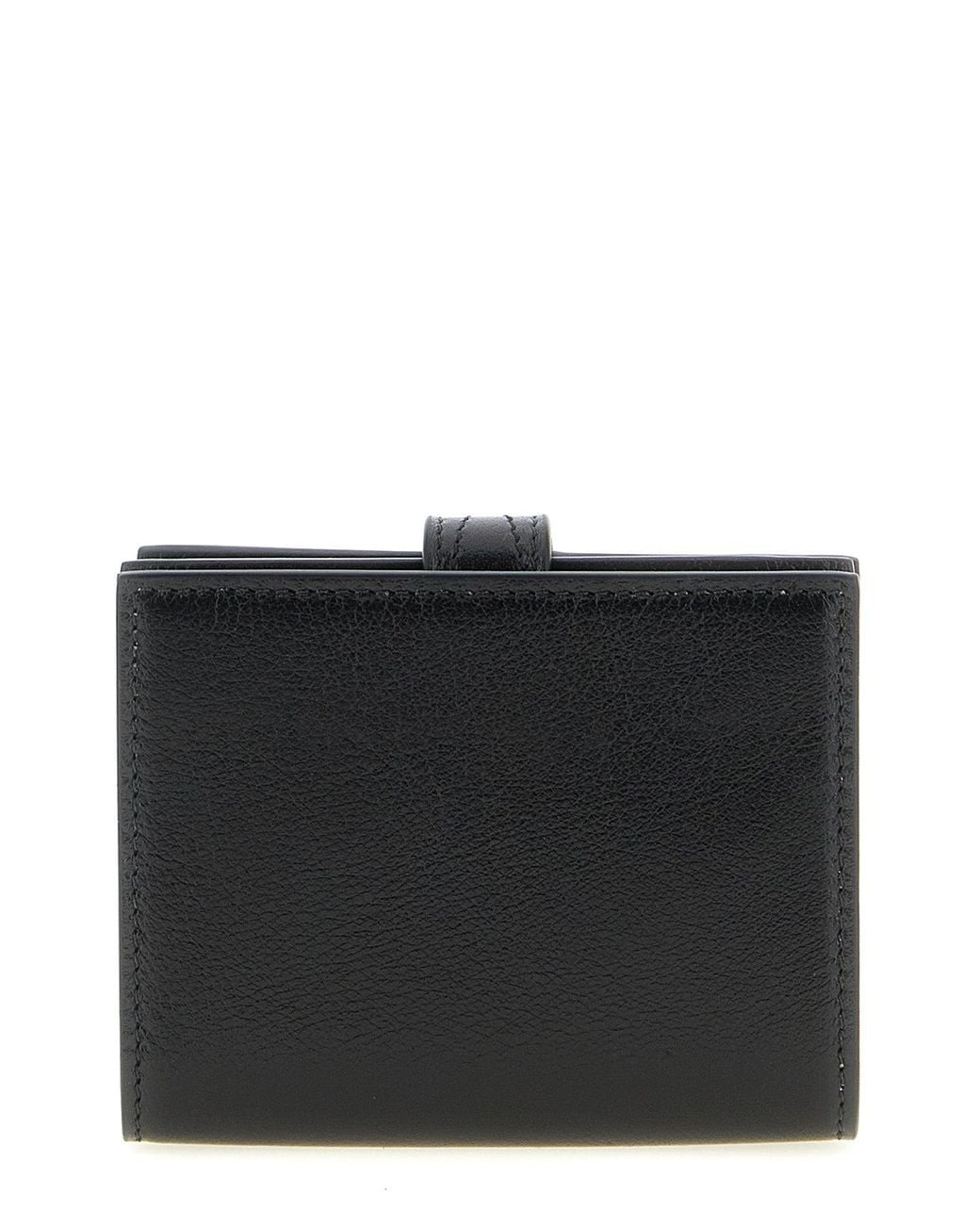 Chloé Black Chloé Wallet With Engraved Padlock