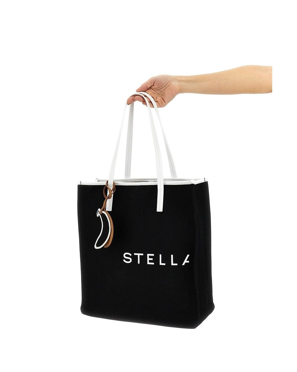 Stella McCartney Black Tote Bag 'Tote Eco Canvas'