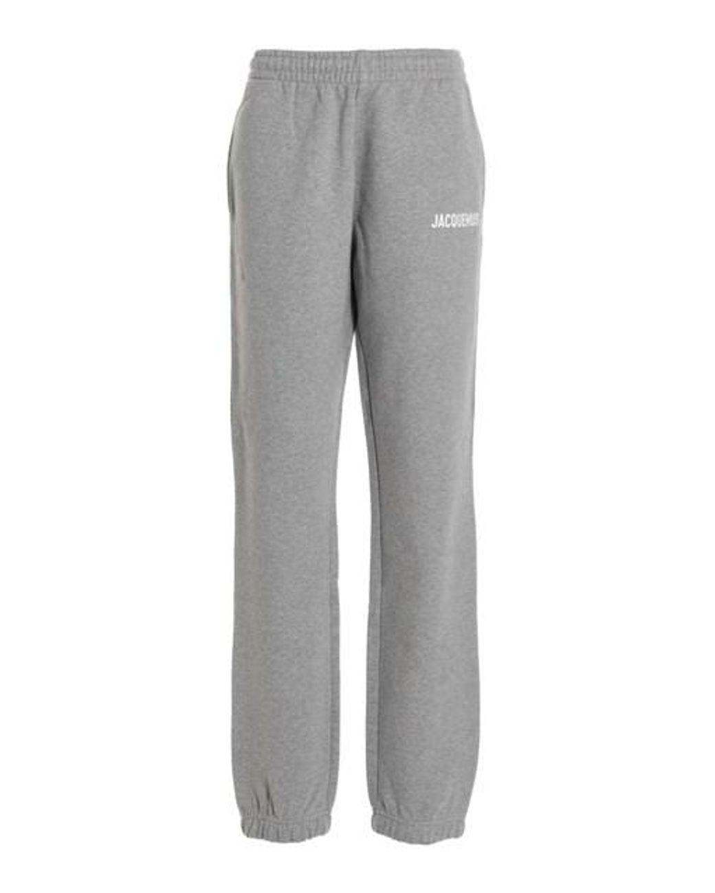 Jacquemus Logo Print joggers in Gray | Lyst