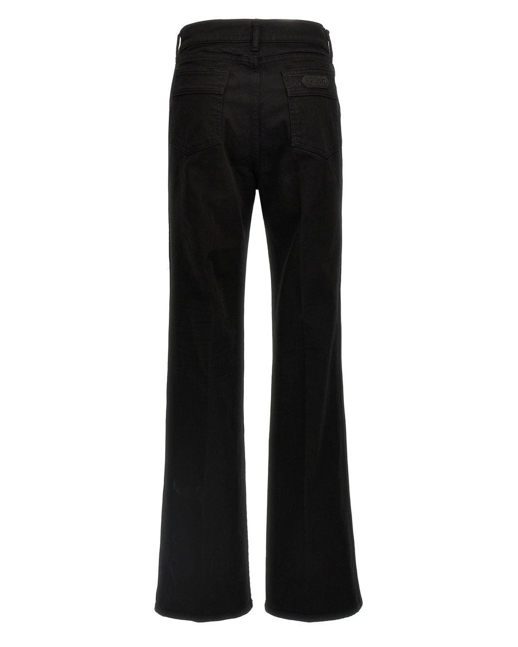 Tom Ford Black Jeans 'Stretch Twill Denim Wide Flare'
