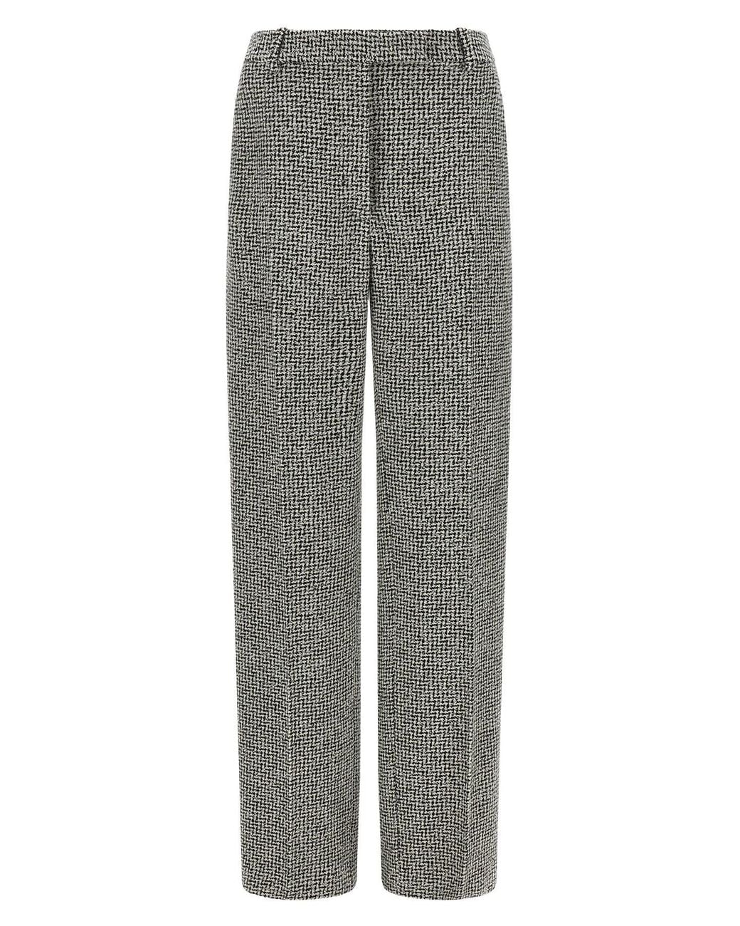Tom Ford Gray Houndstooth Trousers