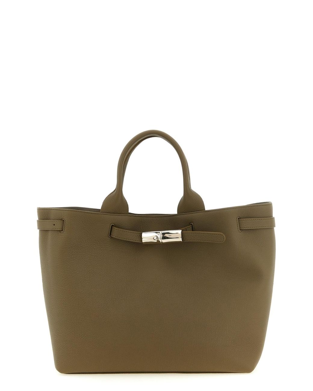 Longchamp Brown 'l Le Smart' Shopping Bag