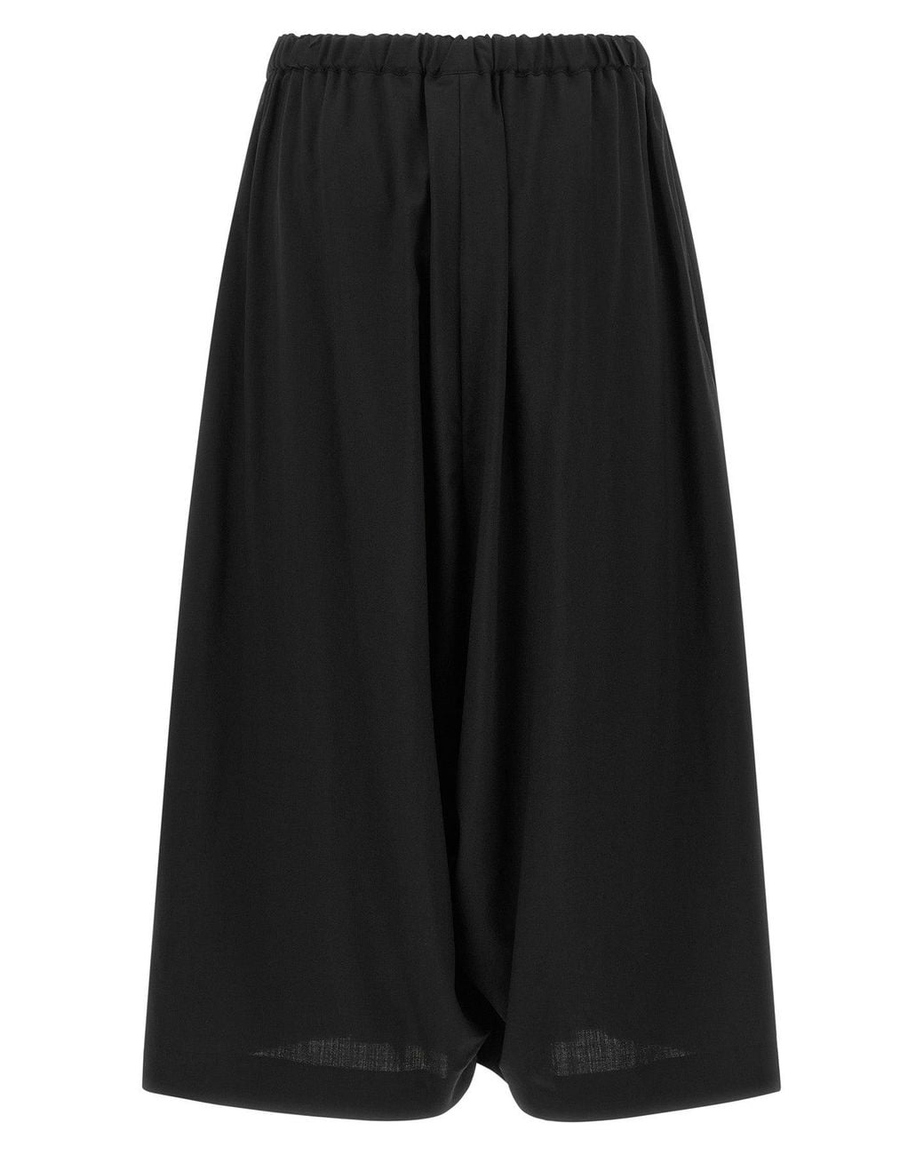 Comme des Garçons Black Wool Culotte Trousers