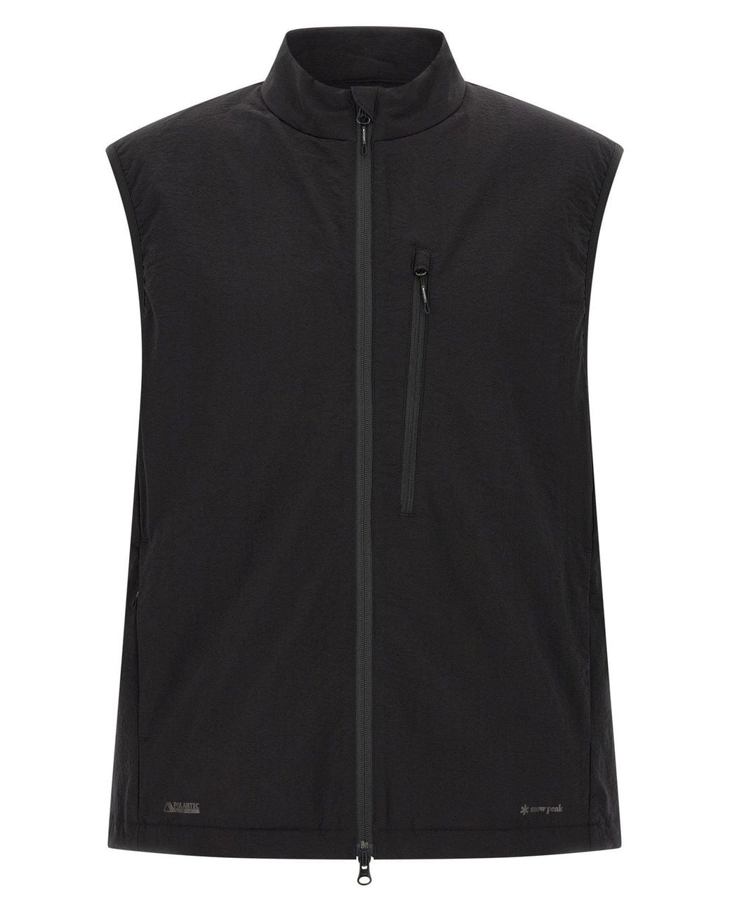 Snow Peak Black The 'Breathable Insulated' Gilet for men