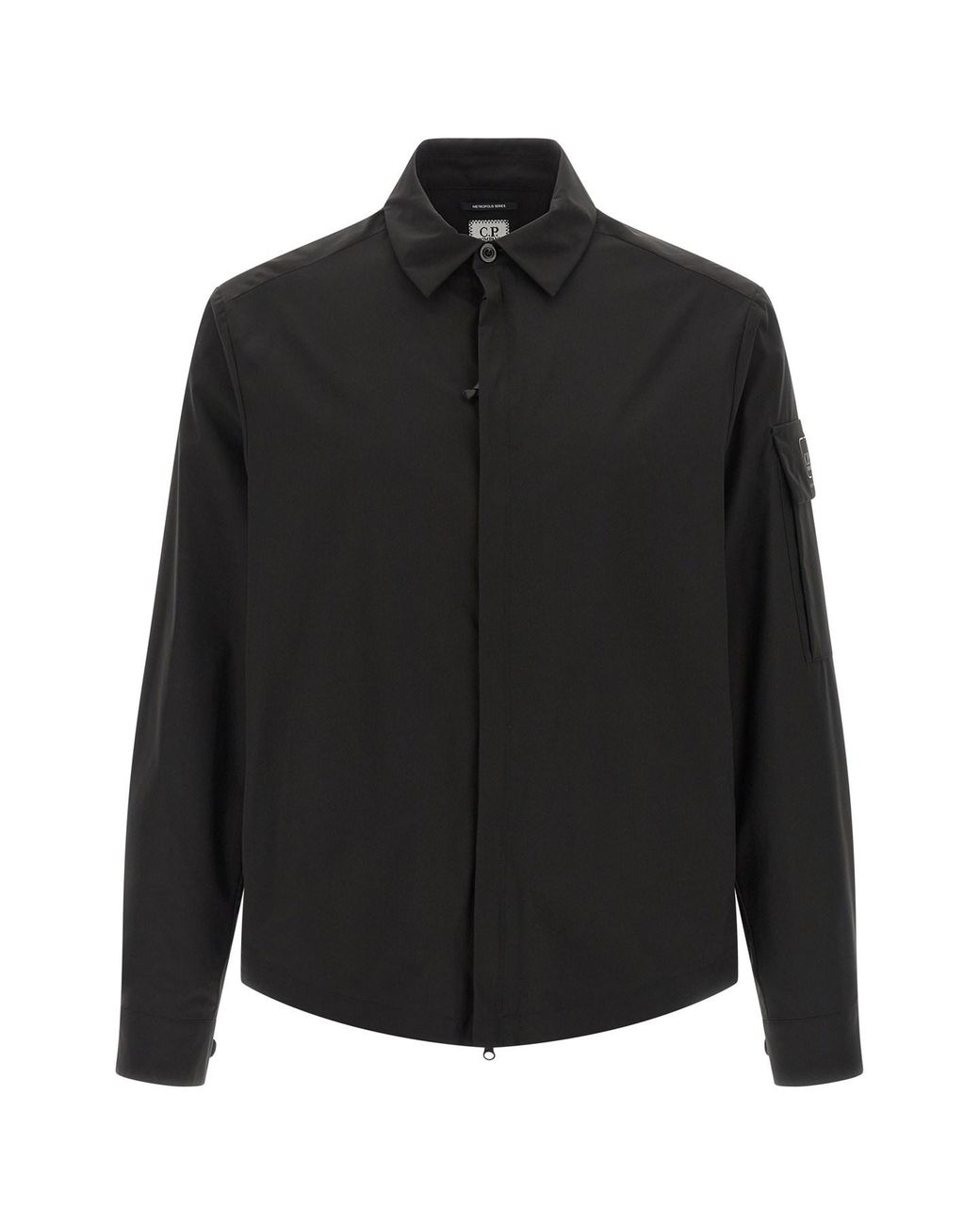C P Company Black 'the Metropolis Series' Overshirt for men